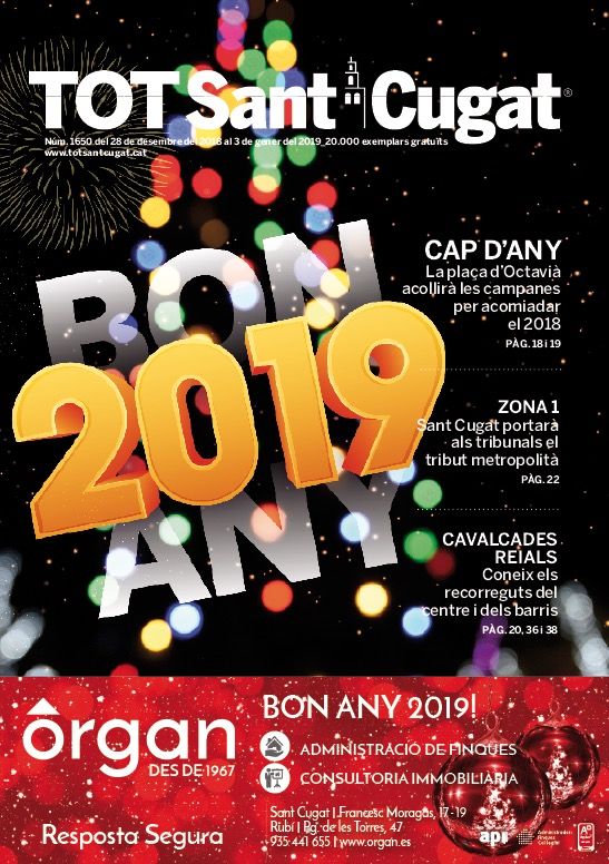 Portada del TOT del 28 de desembre de 2018.