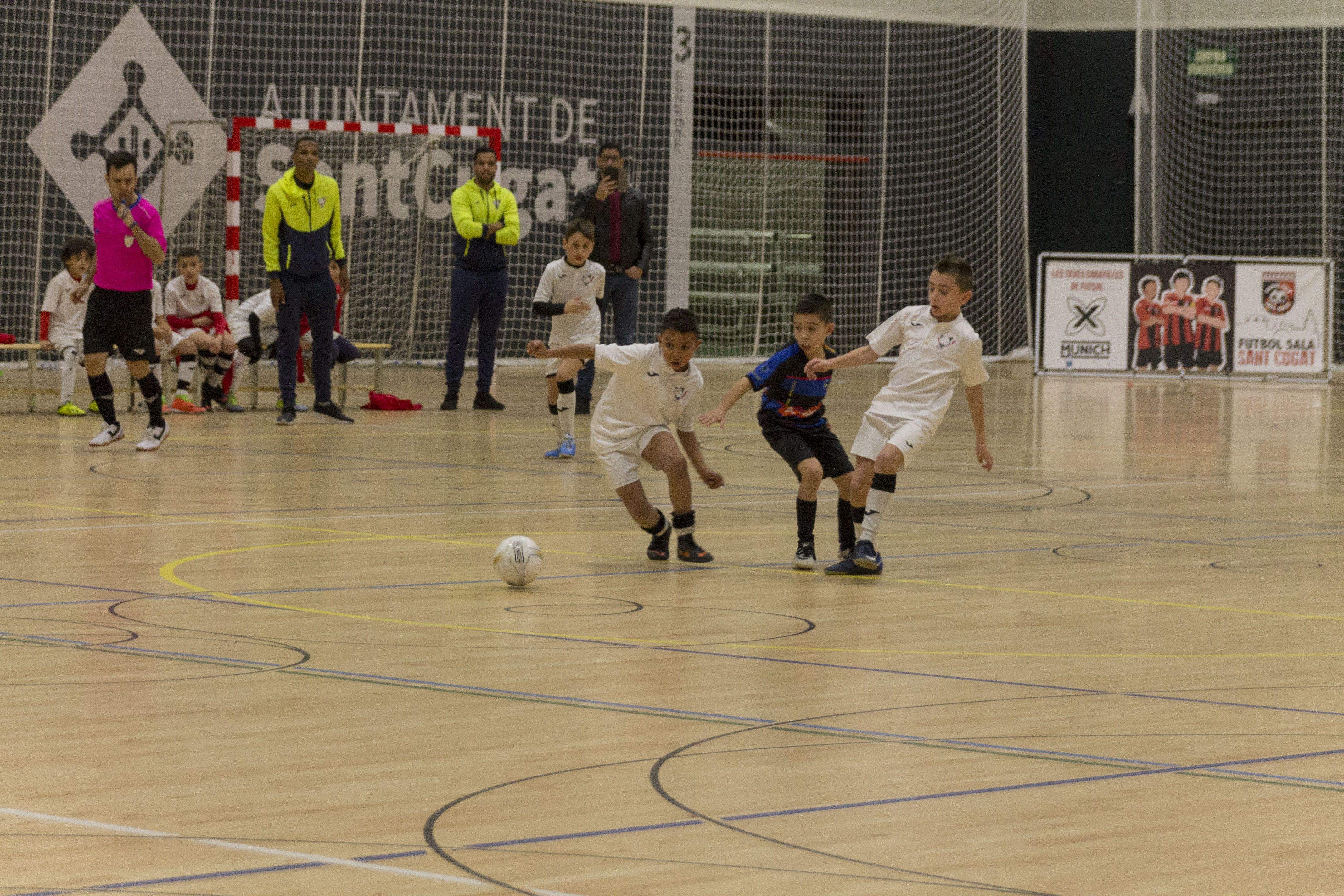 Imatge d'un partit del Torneig Internacional Ciutat de Sant Cugat. FOTO: Arxiu