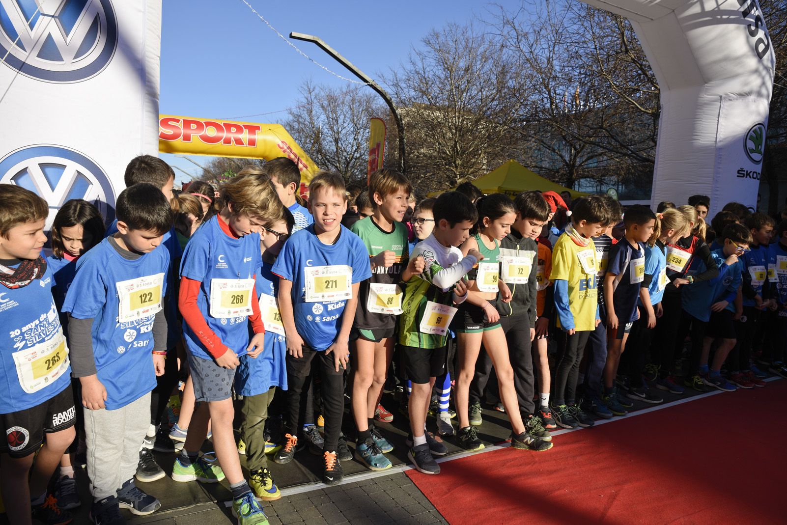 Sant Silvestre kids de Sant Cugat 2018. Foto: Bernat Millet.