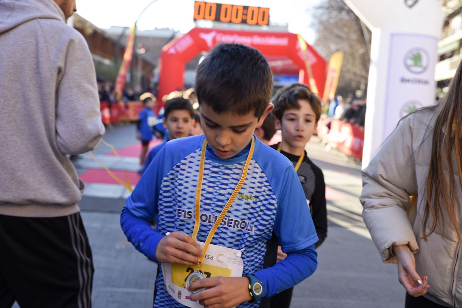 Sant Silvestre kids de Sant Cugat 2018. Foto: Bernat Millet.