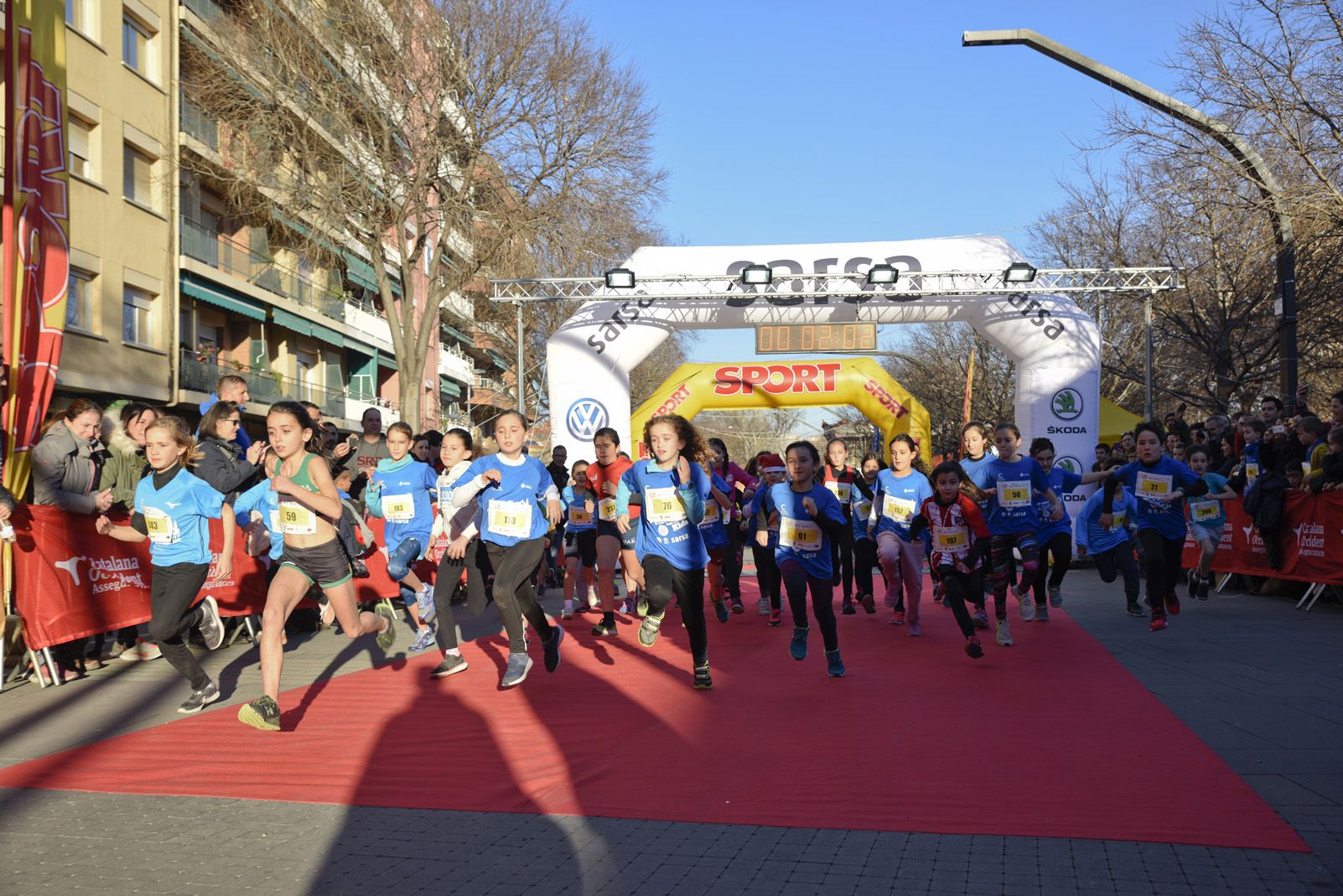 Sant Silvestre kids de Sant Cugat 2018. Foto: Bernat Millet.