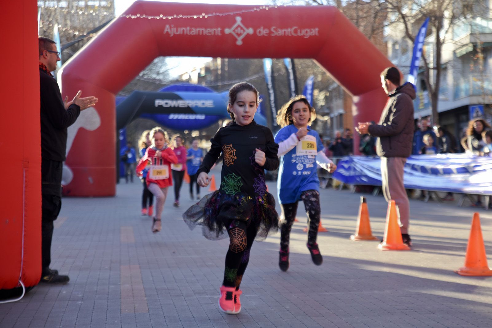 Sant Silvestre kids de Sant Cugat 2018. Foto: Bernat Millet.