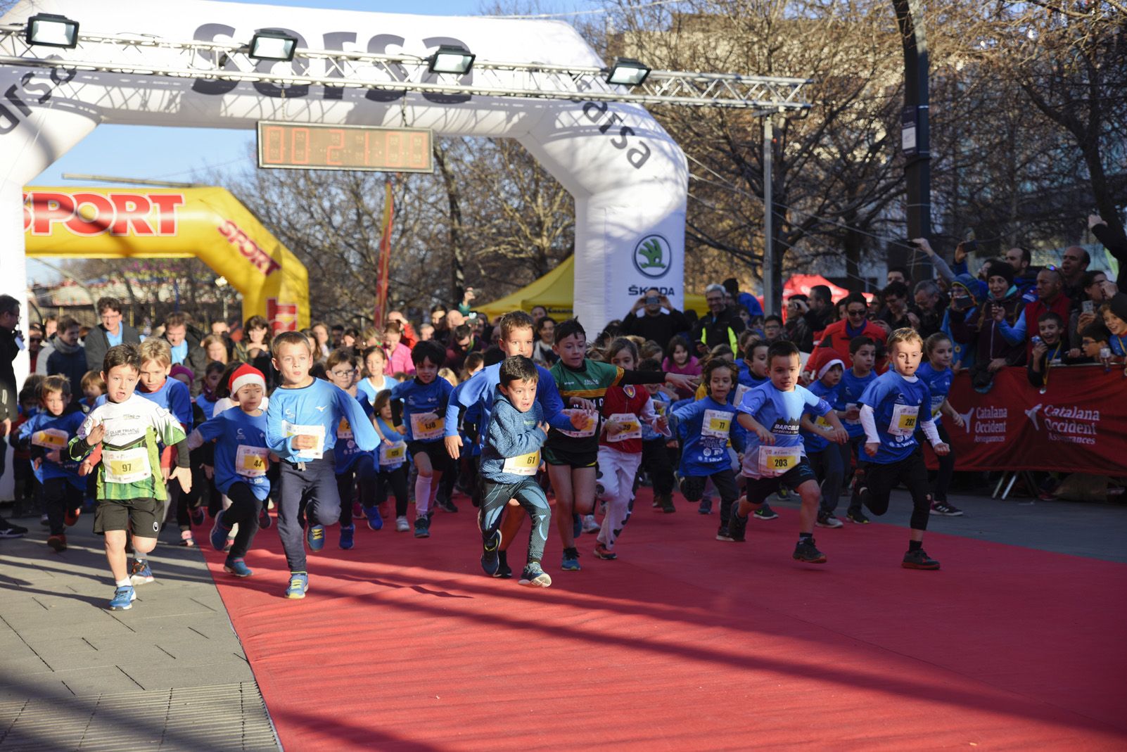 Sant Silvestre kids de Sant Cugat 2018. Foto: Bernat Millet.