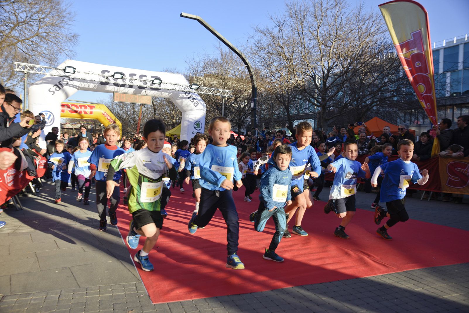 Sant Silvestre kids de Sant Cugat 2018. Foto: Bernat Millet.