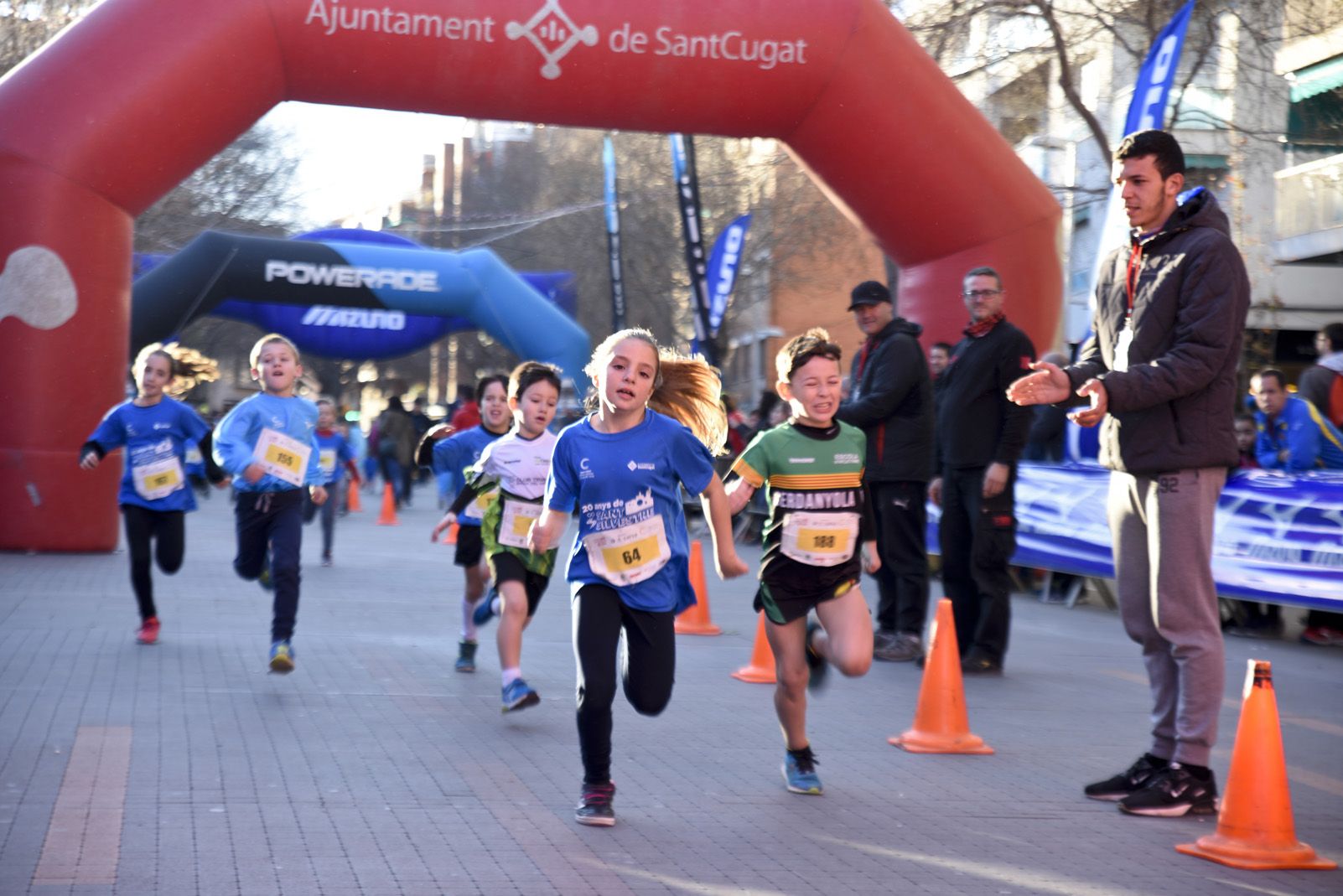 Sant Silvestre kids de Sant Cugat 2018. Foto: Bernat Millet.