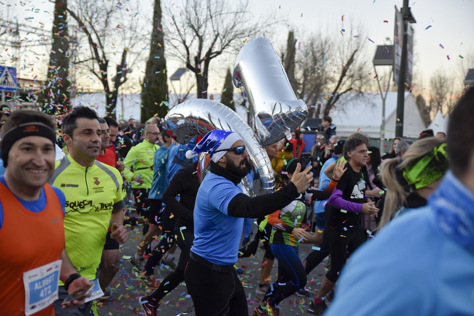 Sant Silvestre de Sant Cugat 2018. Foto: Bernat Millet.