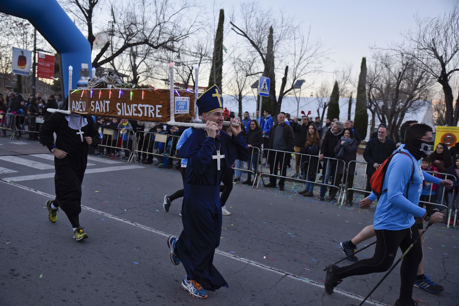 Sant Silvestre de Sant Cugat 2018. Foto: Bernat Millet.