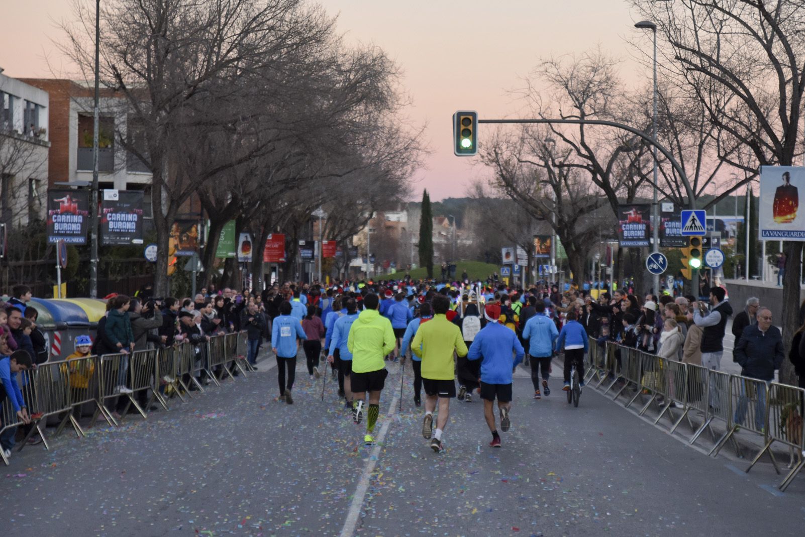 Sant Silvestre de Sant Cugat 2018. Foto: Bernat Millet.