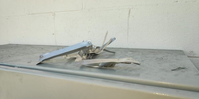 Material afectat per l'acte vandàlic. FOTO: TeamPartner Material afectat per l'acte vandàlic. FOTO: TeamPartner