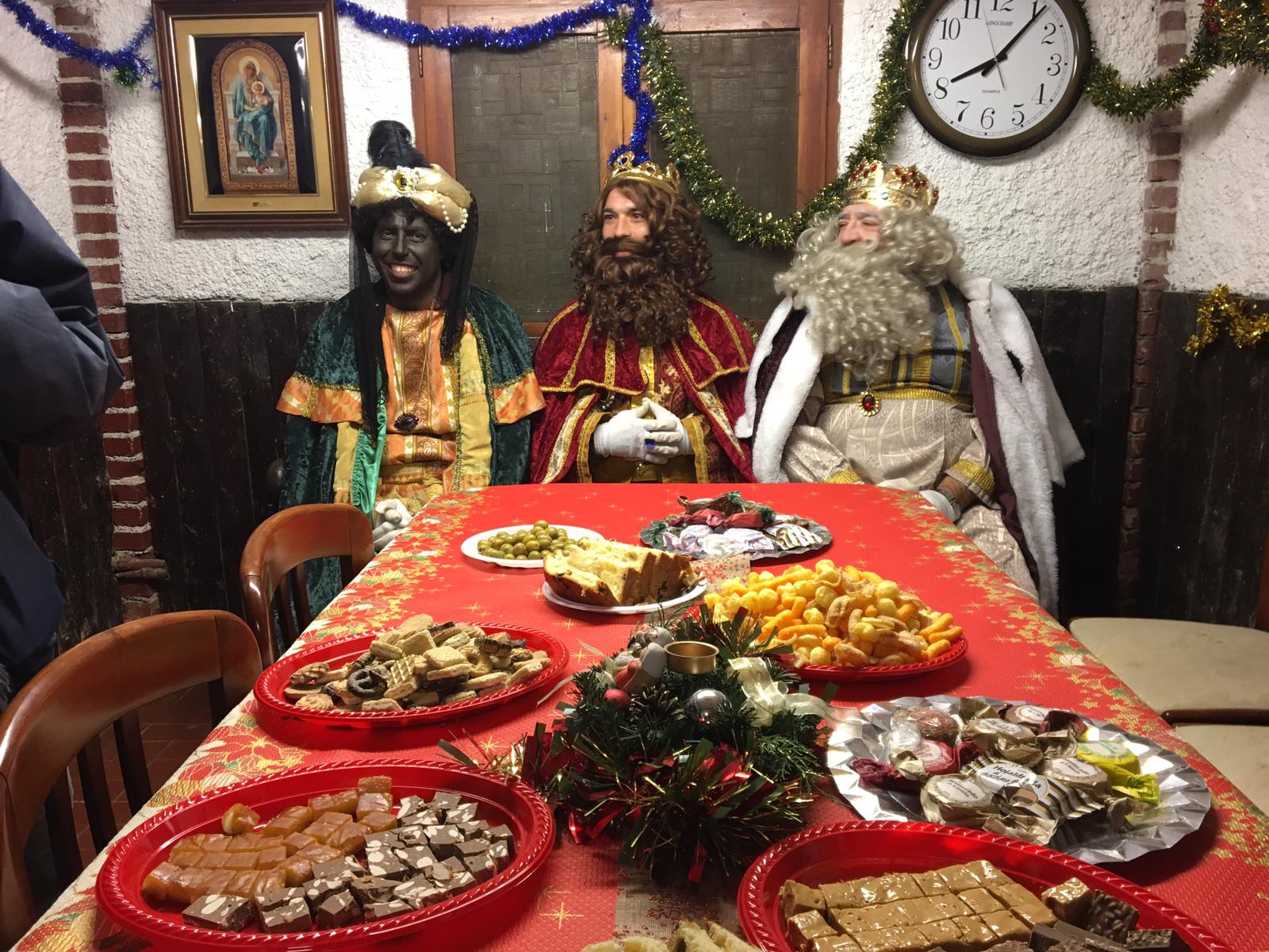 Els Reis d'Orient a Ca l'Avi, a les Planes. FOTO: Paula Galván