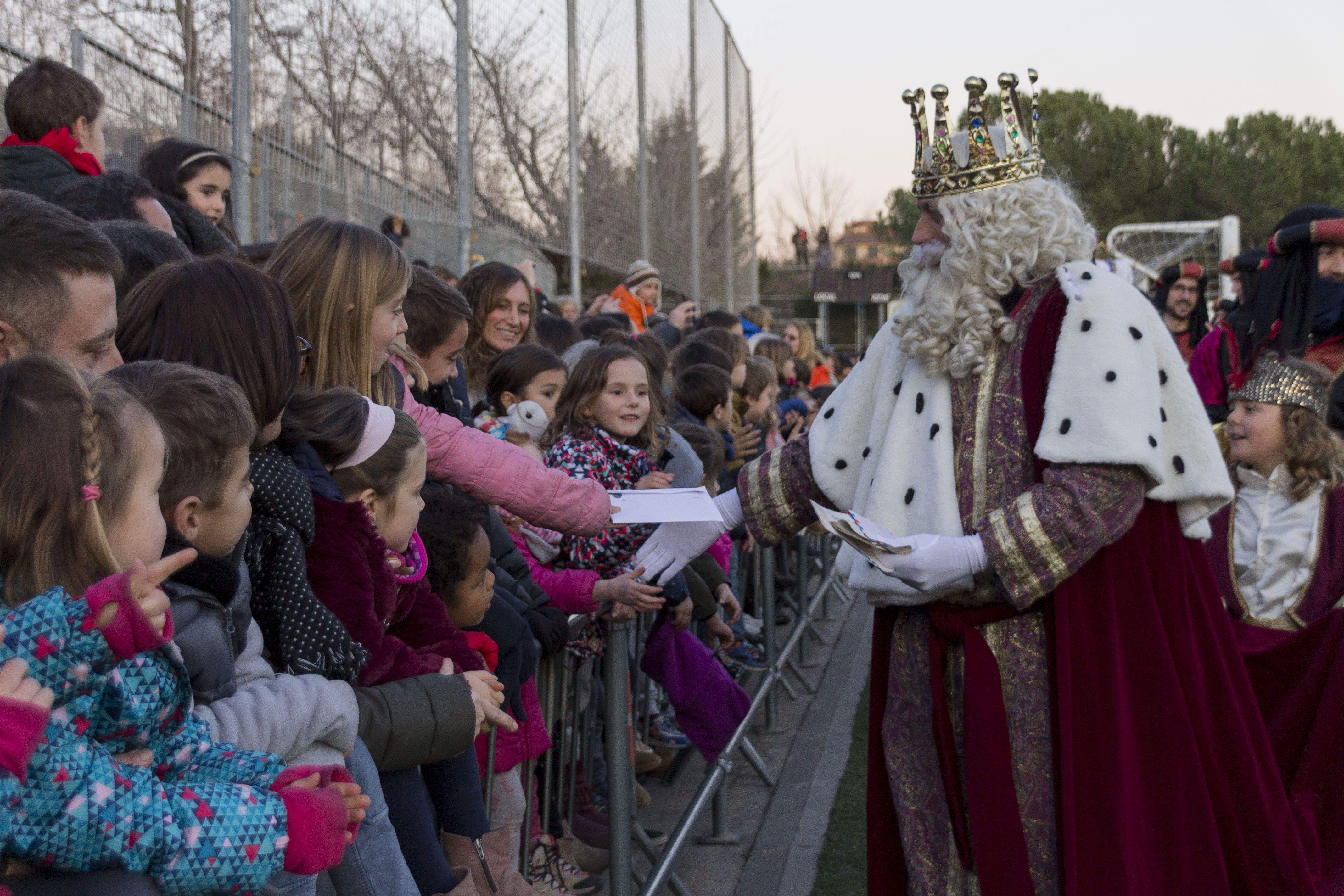 Els Reis d'Orient visitaven Mira-sol. FOTO: Paula Galván