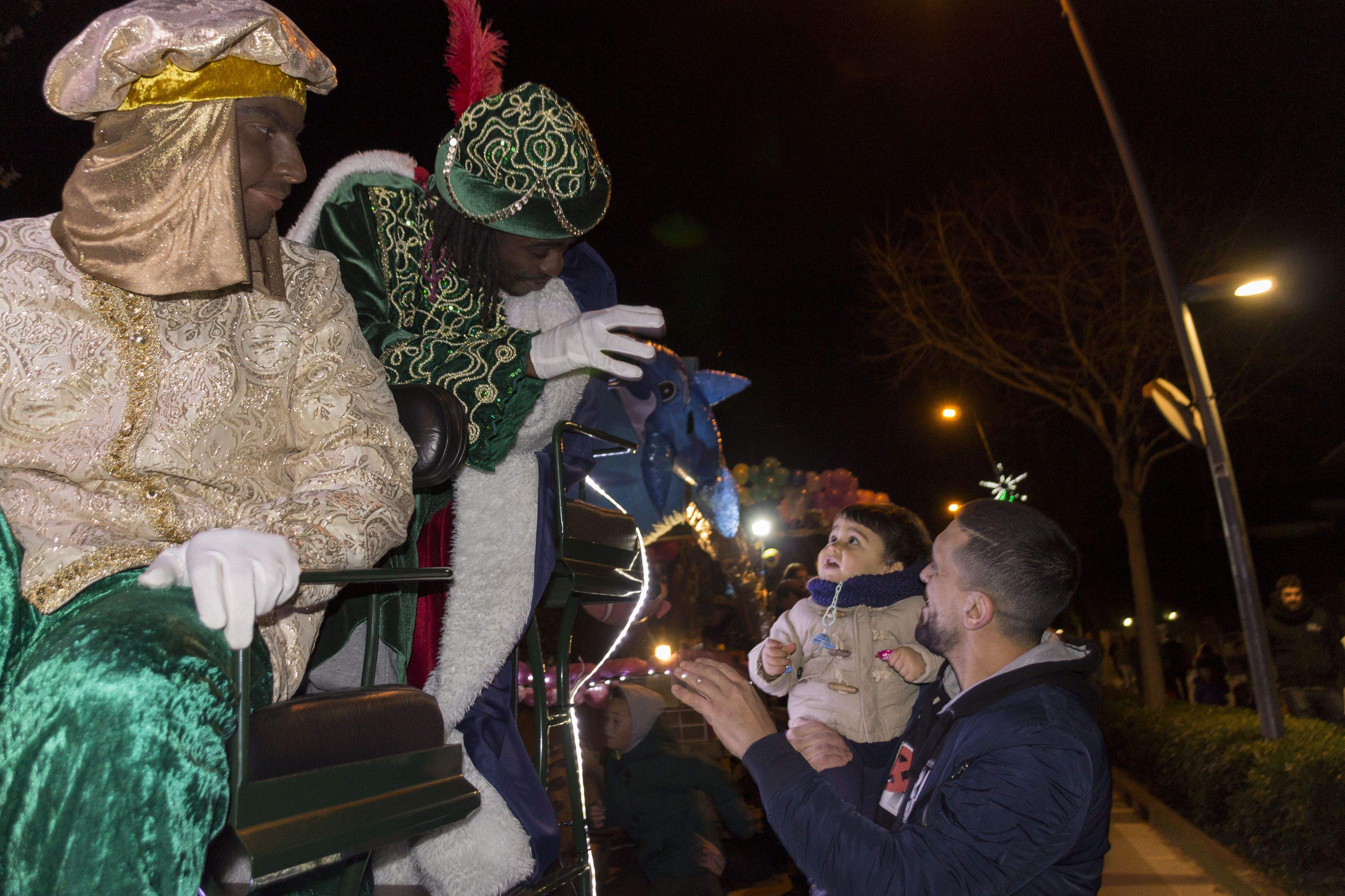 Els Reis d'Orient han visitat Valldoreix. FOTO: Paula Galván
