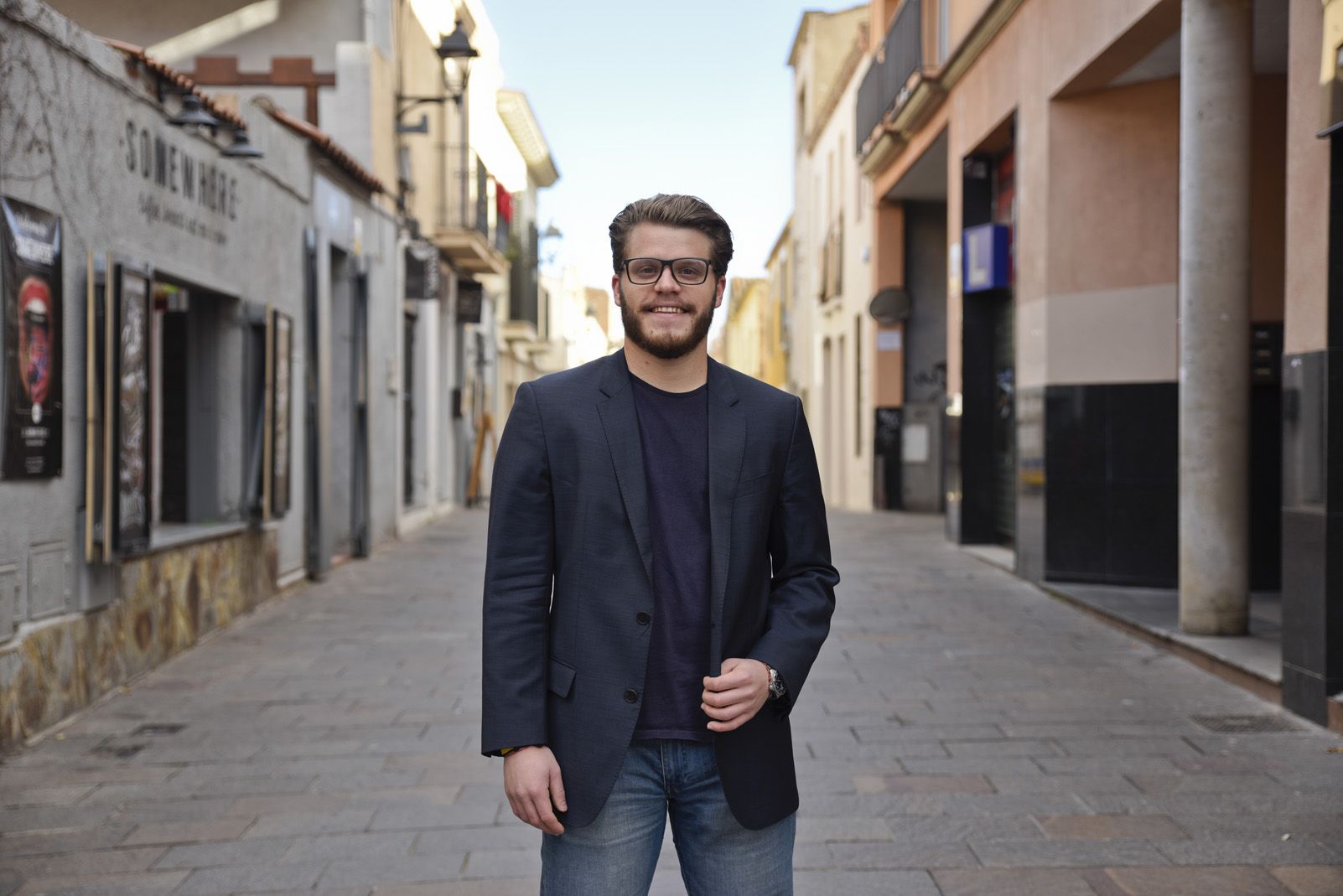 Jan Almuni és un jove emprenedor santcugatenc. FOTO: Bernat Millet