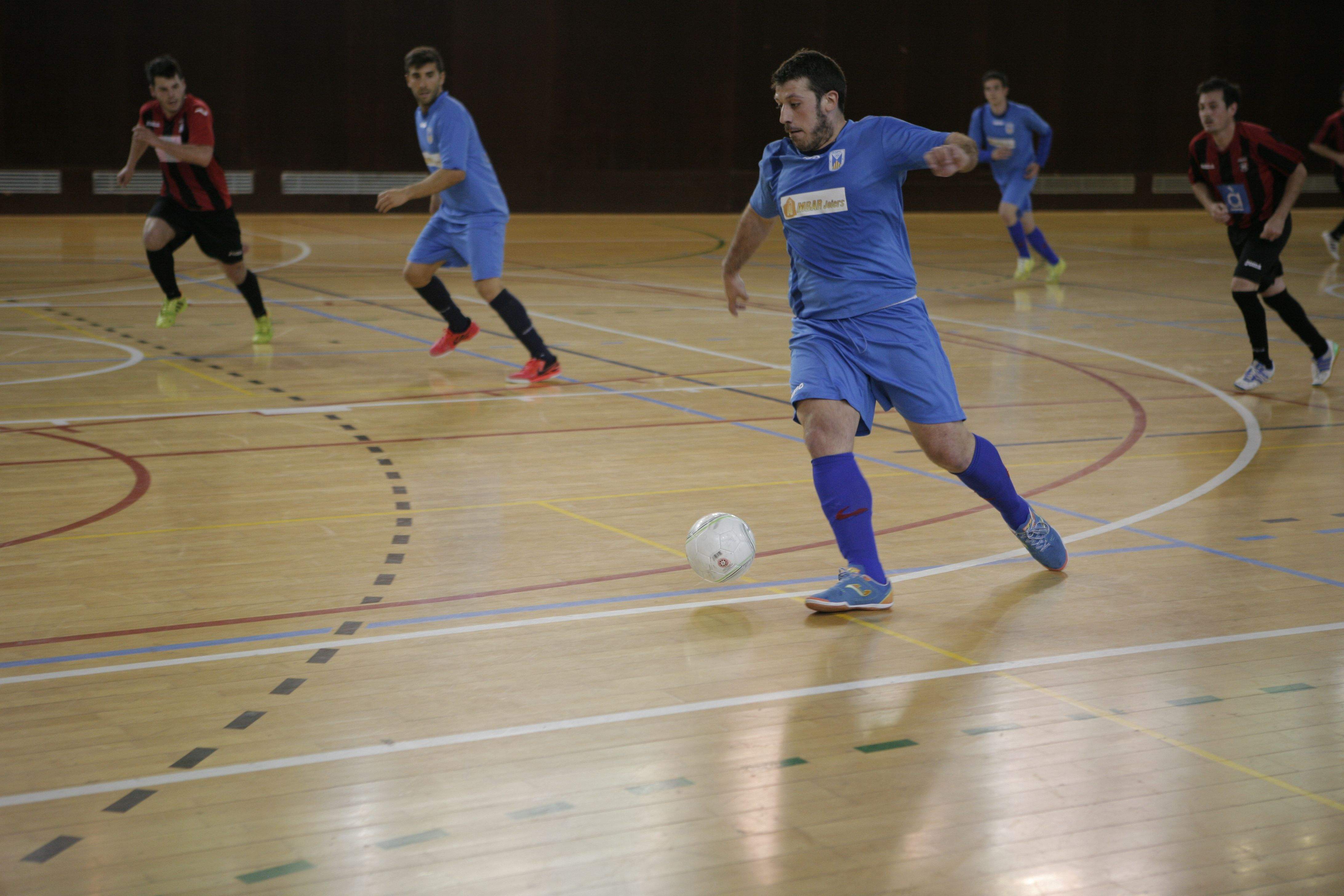 L’últim derbi entre el FS Sant Cugat i l’Olimpyc Floresta FS es va jugar el 26 d’abril del 2014, al Pavelló 3. FOTO: Artur Ribera