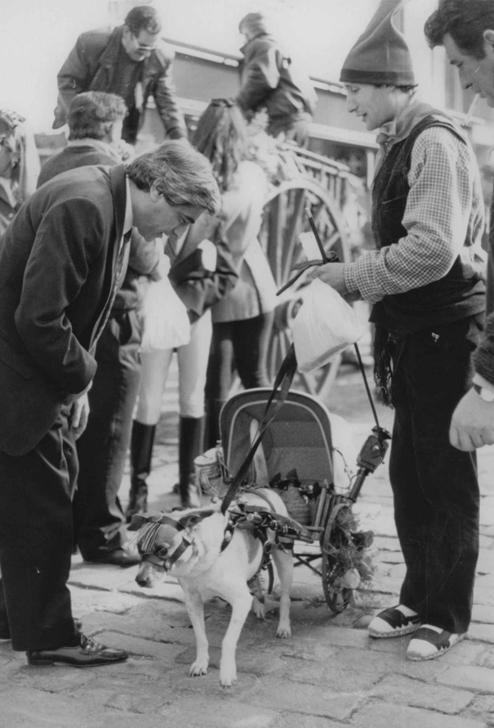 La Rua dels Tres Tombs a l'any 1992. Foto: Mané Espinosa.