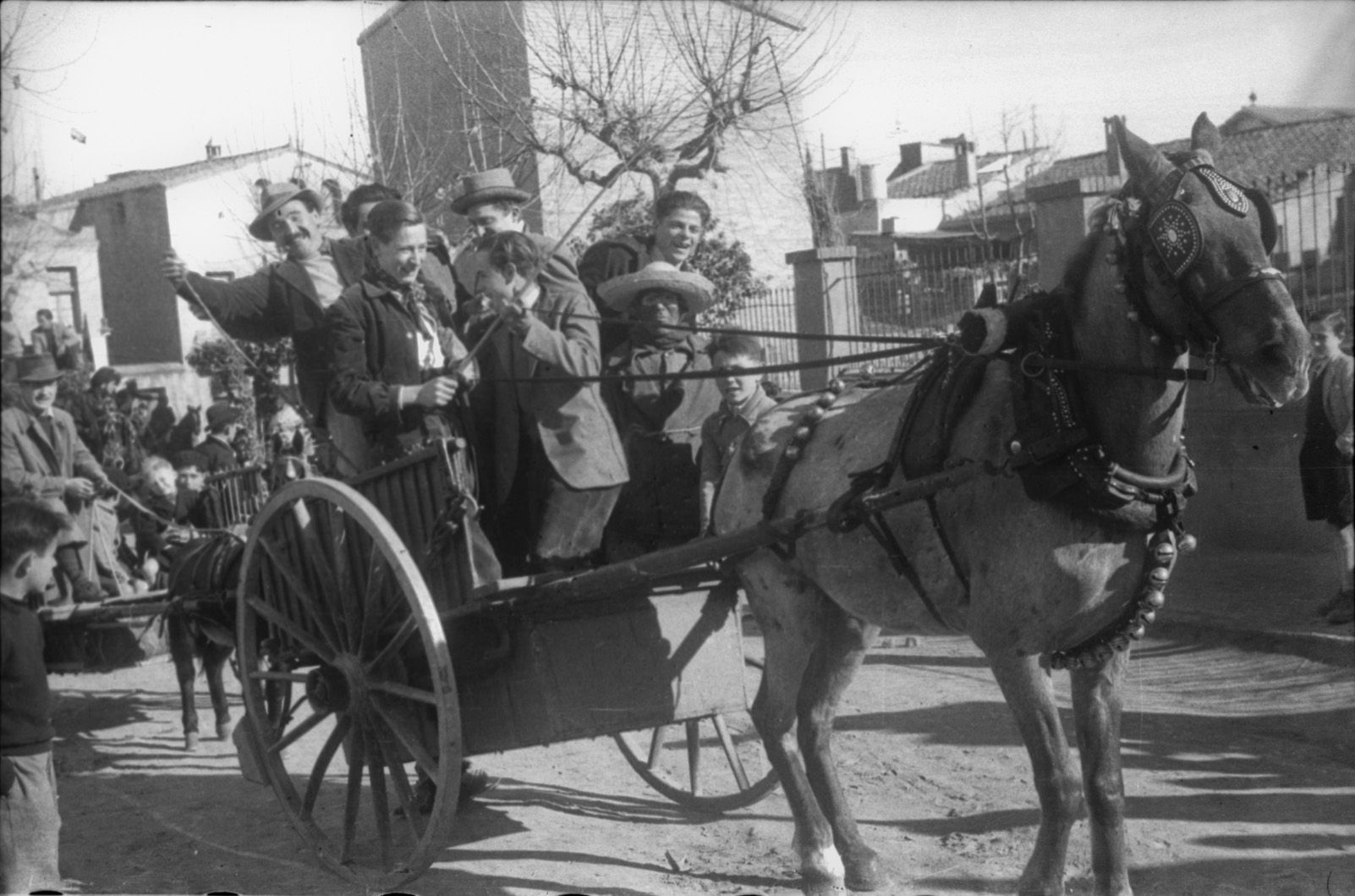 La Rua dels Tres Tombs a l'any 1946. Foto: Fons Cabanas. AMSCV.