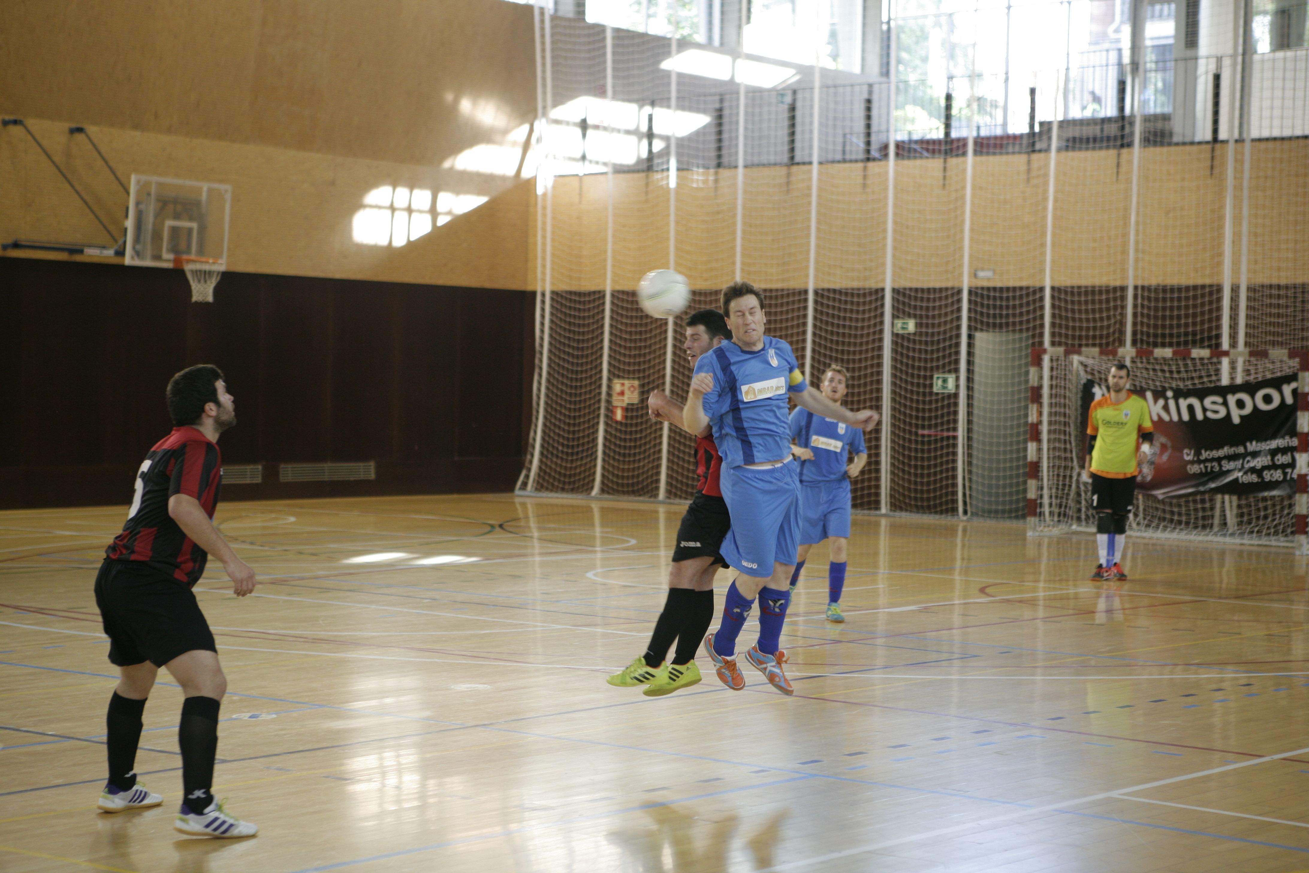 L’últim derbi entre el FS Sant Cugat i l’Olimpyc Floresta FS es va jugar el 26 d’abril del 2014, al Pavelló 3. FOTO: Artur Ribera