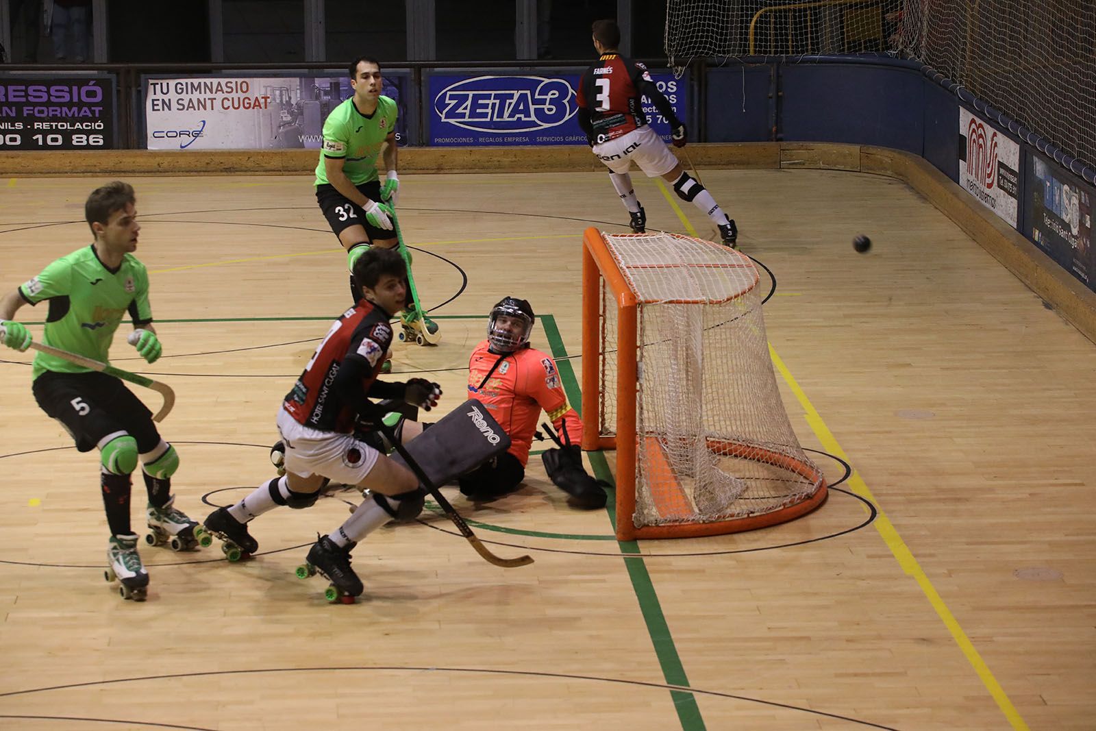 Hoquei lliga: PHC Sant Cugat-CH LLoret. Foto: Lali Álvarez