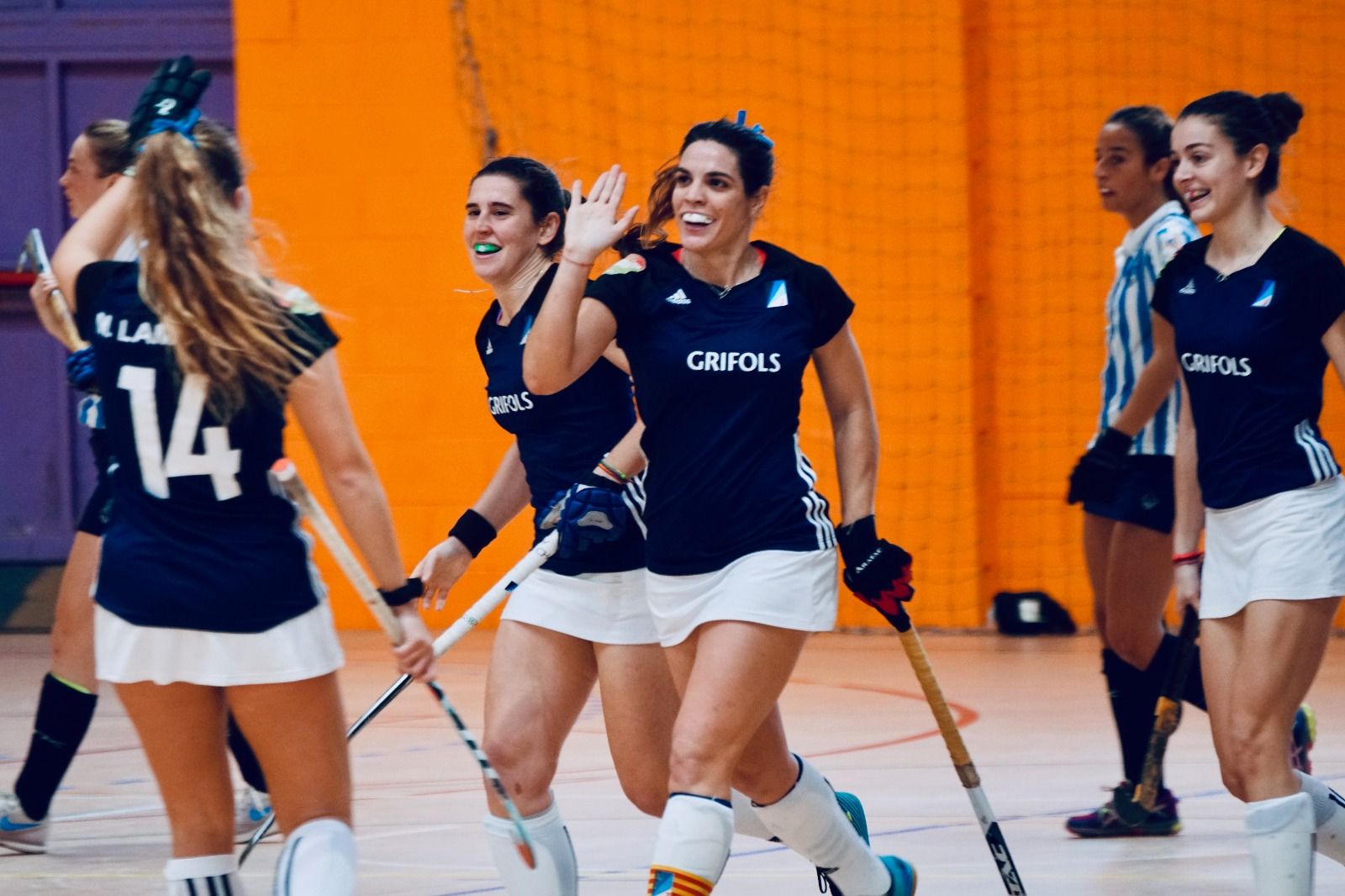 El Junior FC, subcampió de Catalunya d'hoquei sala 2019, a Terrassa. FOTO: Federació Catalana de Hockey