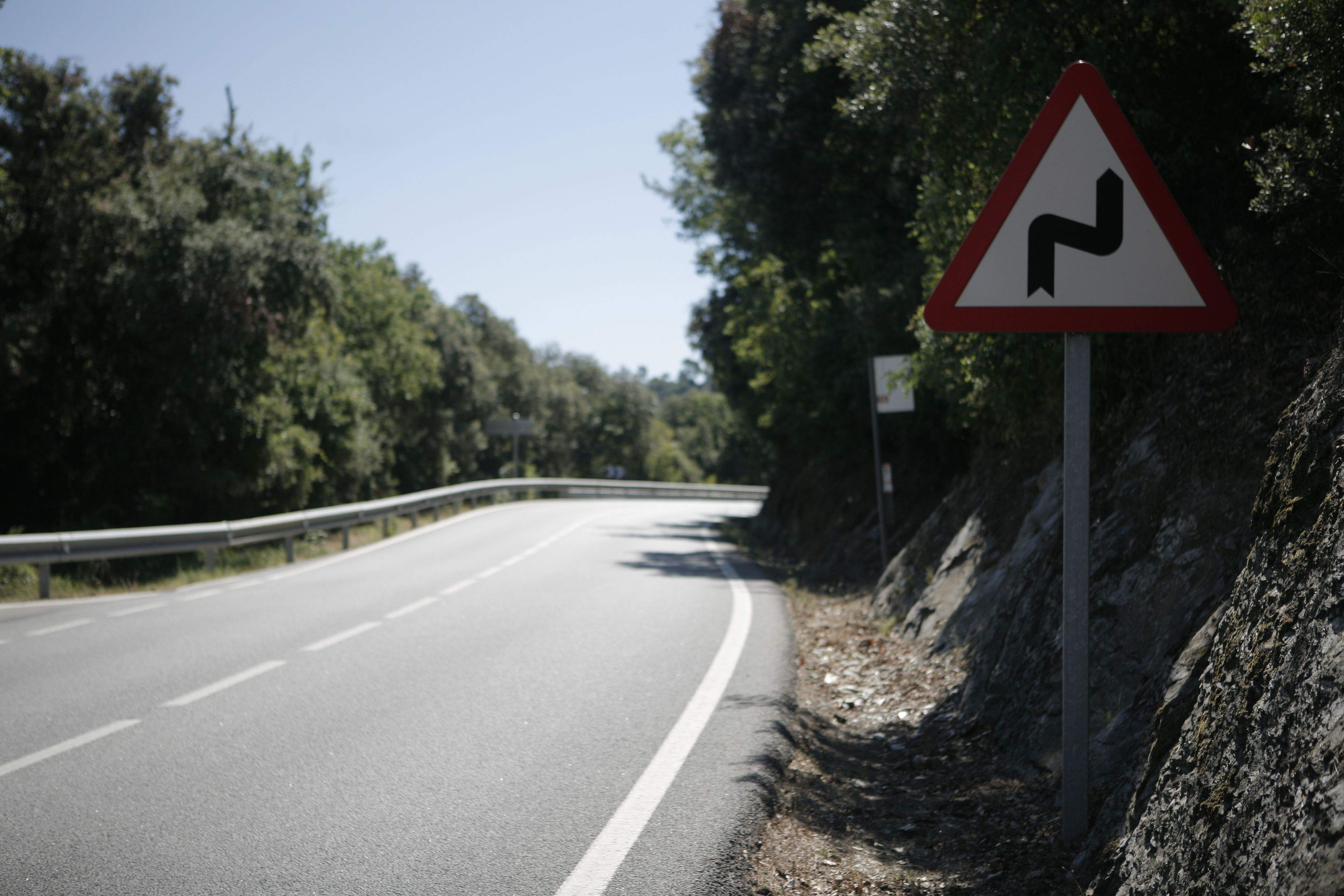 Un tram de la carretera de l'Arrabassada. FOTO: Artur Ribera