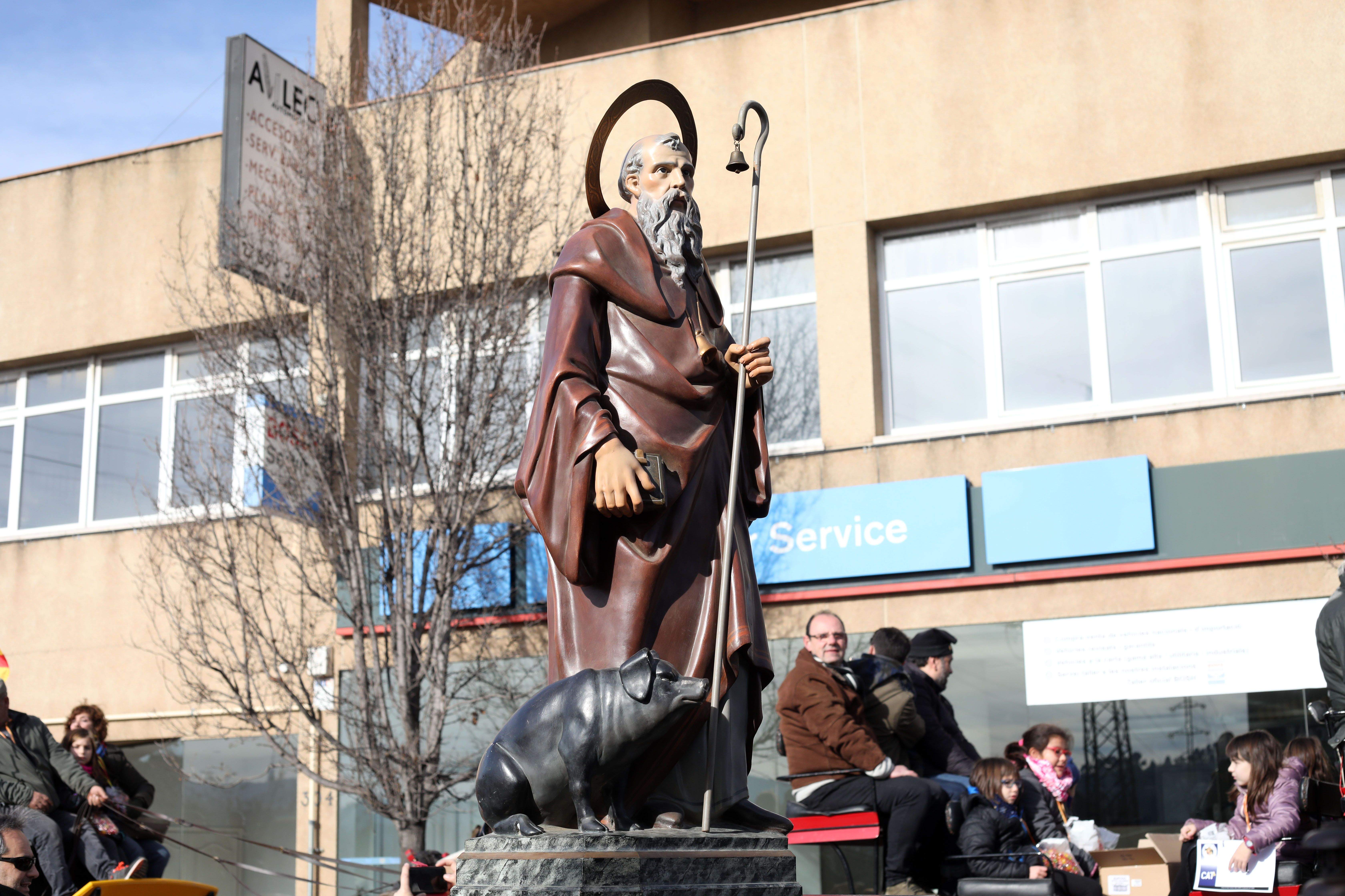 Sant Antoni Abat és el patró dels animals. FOTO: Arxiu
