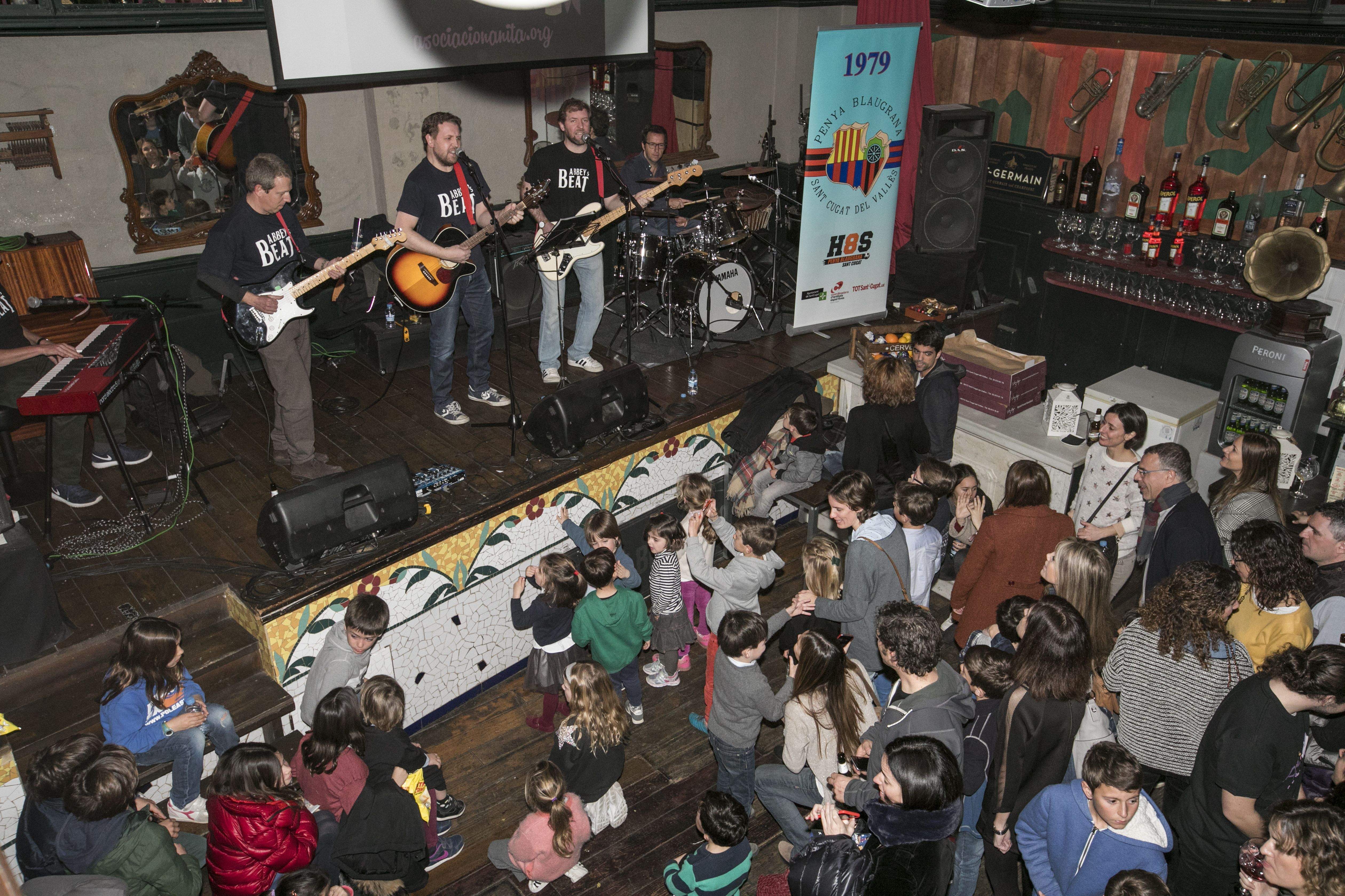 Primera edició del concert solidari contra el càncer infantil. FOTO: Lali Puig