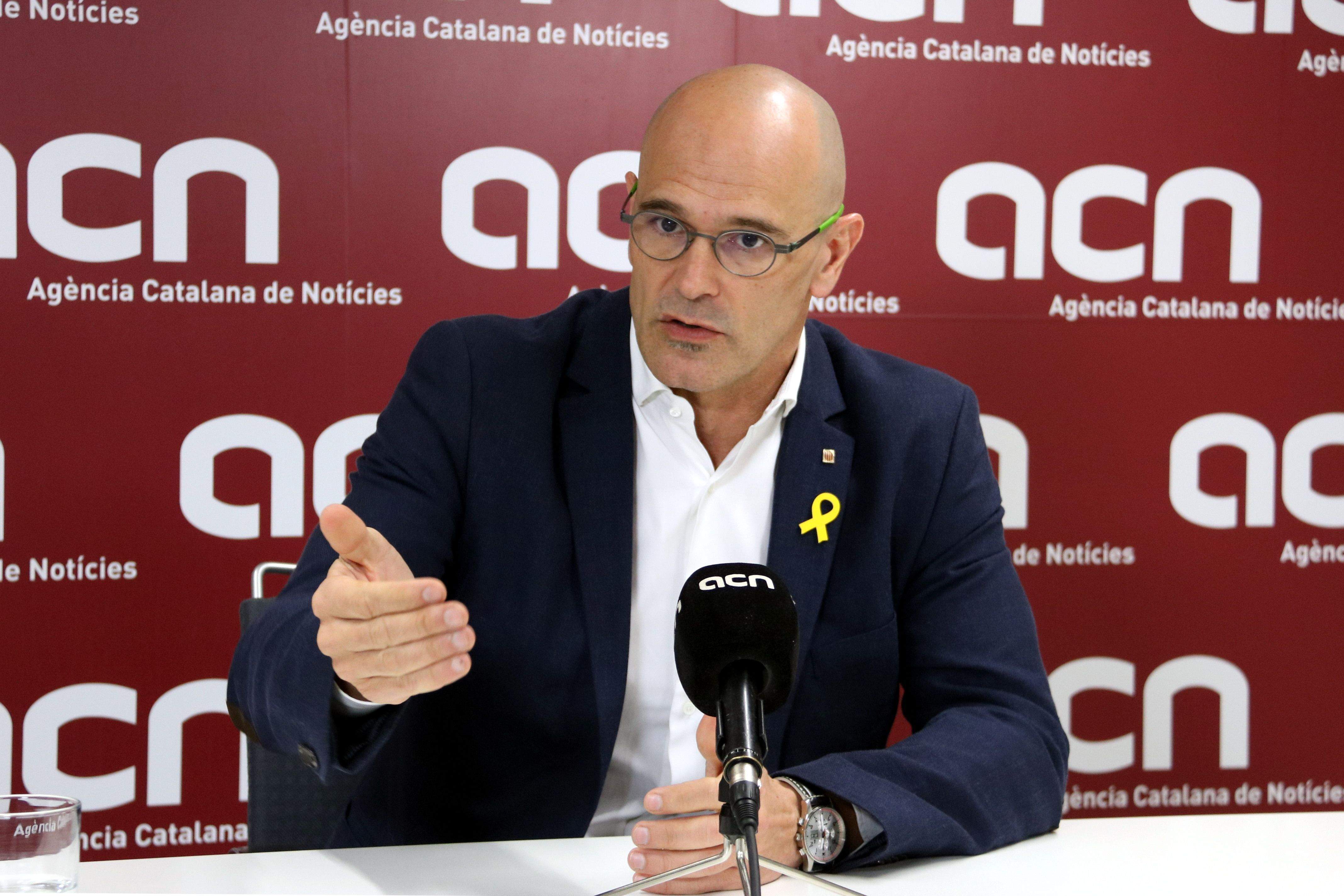 Raül Romeva, en una imatge d'arxiu FOTO: ACN