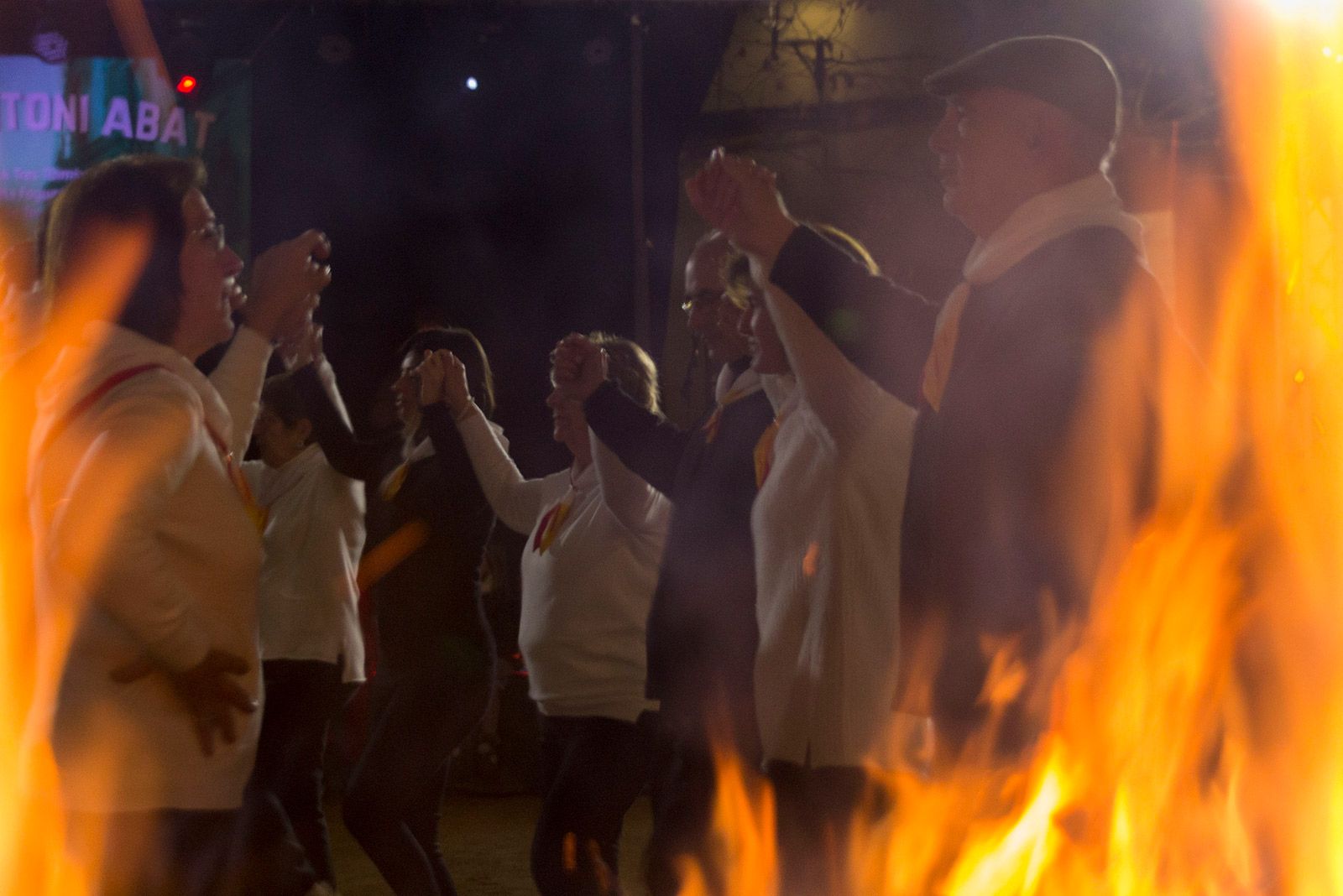 Foguerons de Sant Antoni. FOTO: Paula Galván
