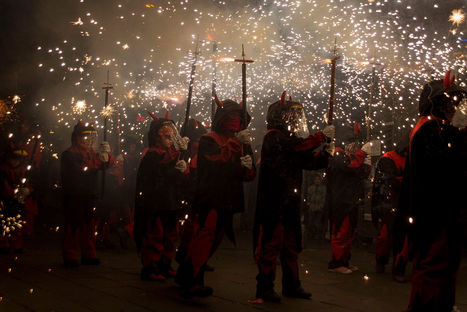 Foguerons de Sant Antoni. FOTO: Paula Galván