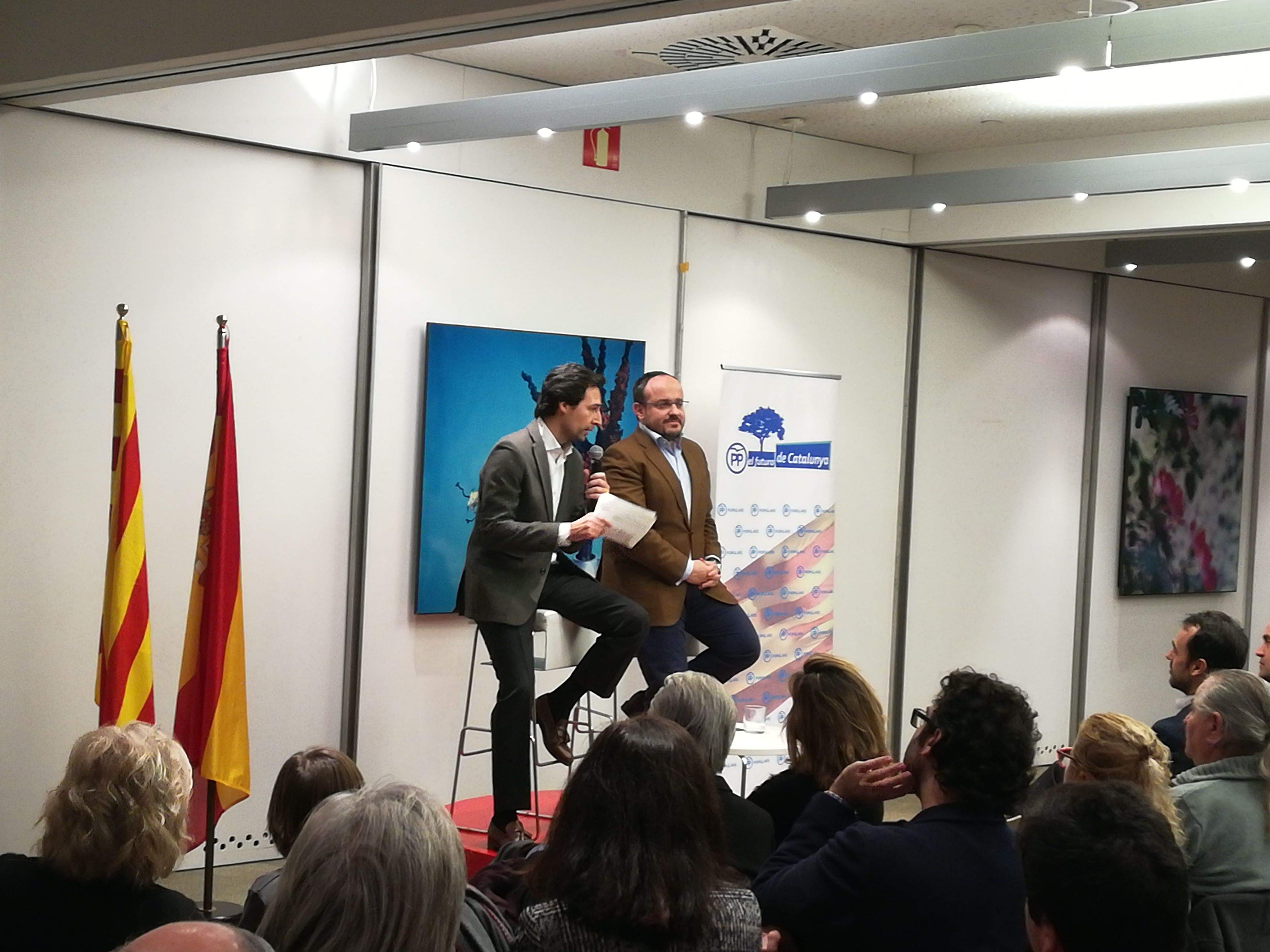 Acte de presnetació d'Àlvaro Benejam com a candidat a l'alcaldia de Sant Cugat pel PP. FOTO: C.Caballé