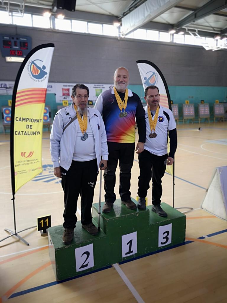 Adolf Priante al graó més amunt del podi. FOTO: Cedida