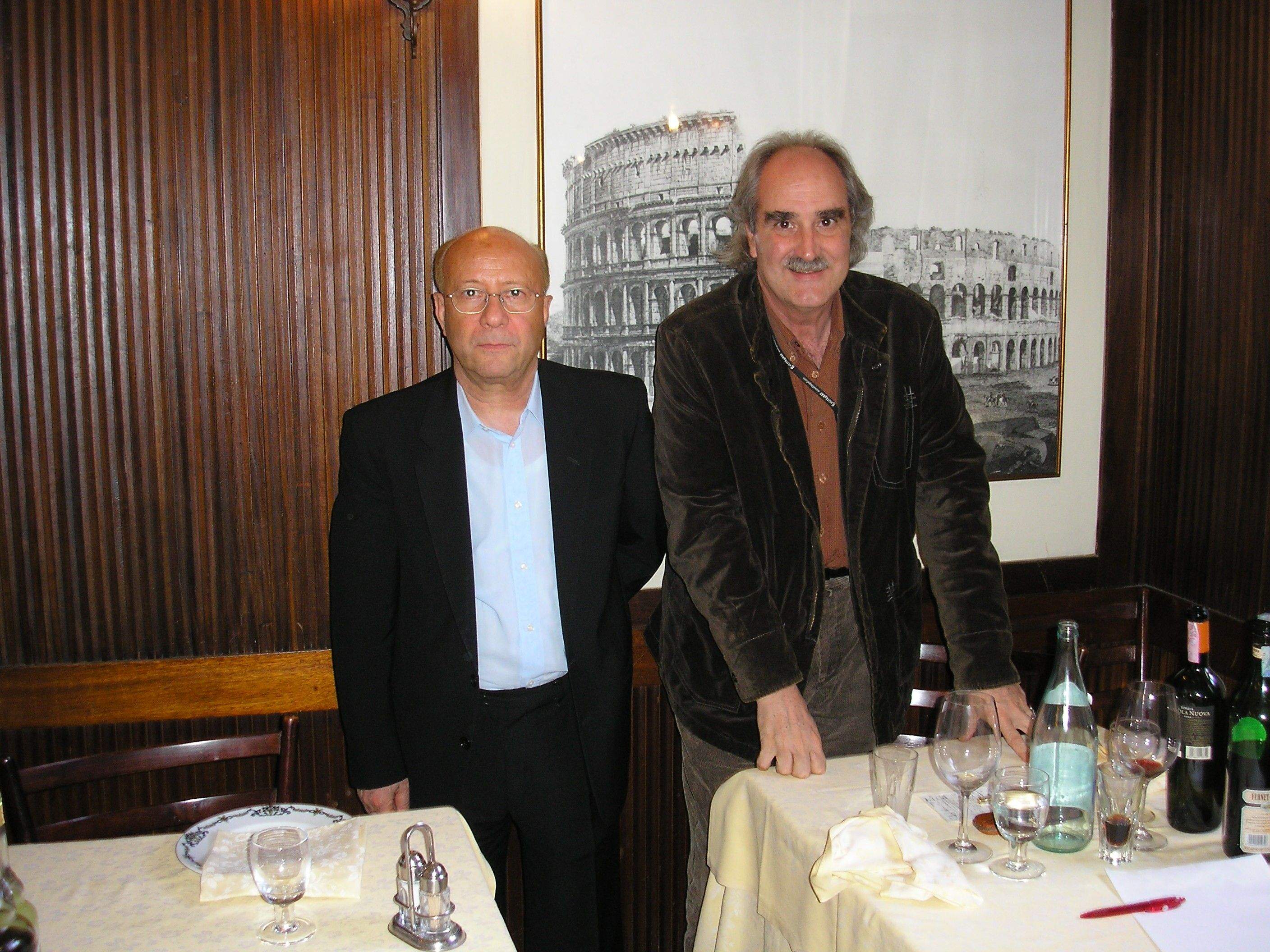 Josep Maria Benítez (esquerra) i Valentó Gómez-Oliver (dreta). FOTO: Libelista