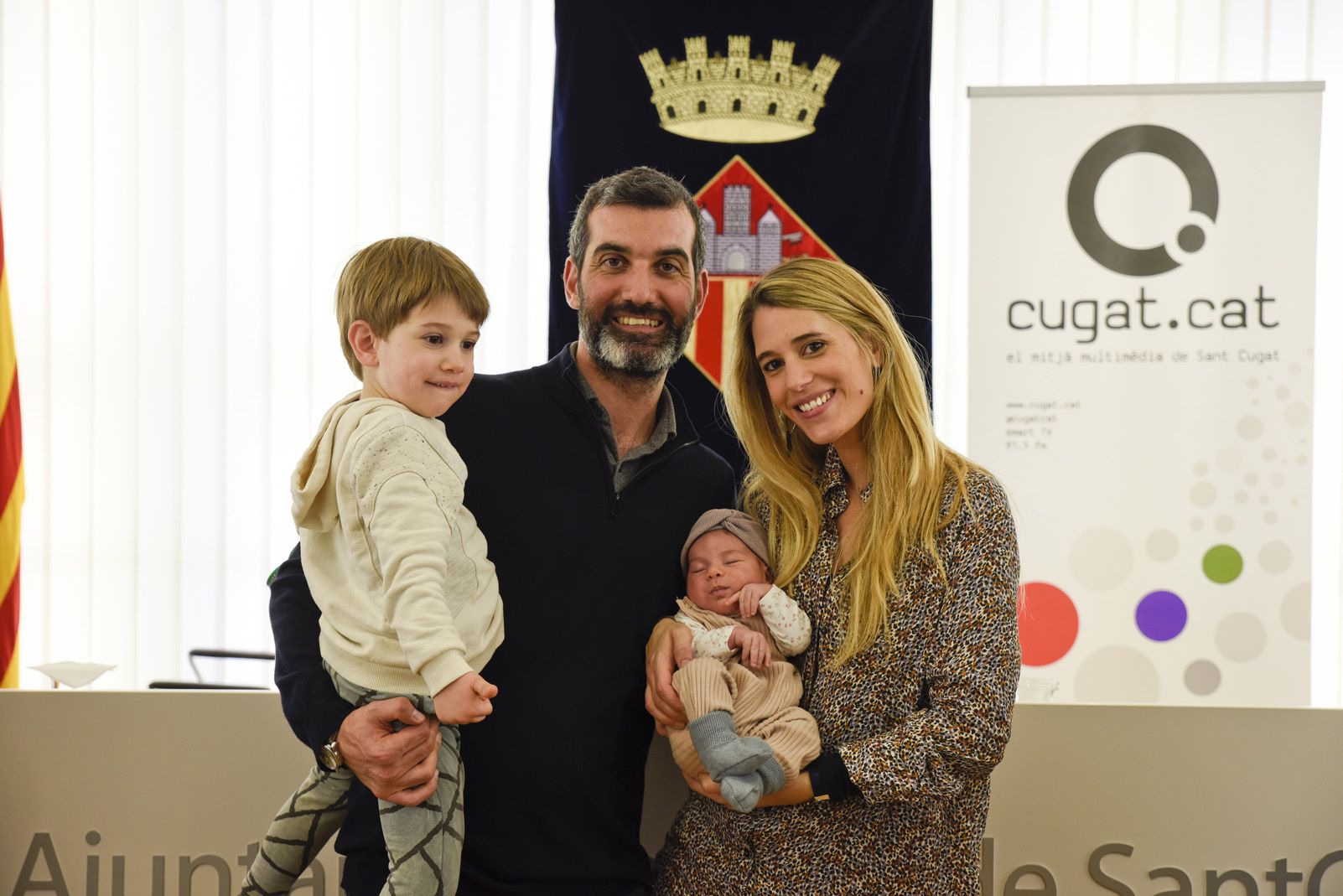 En Jan, en Claudi, l'Abril i la Laura FOTO: Bernat Millet