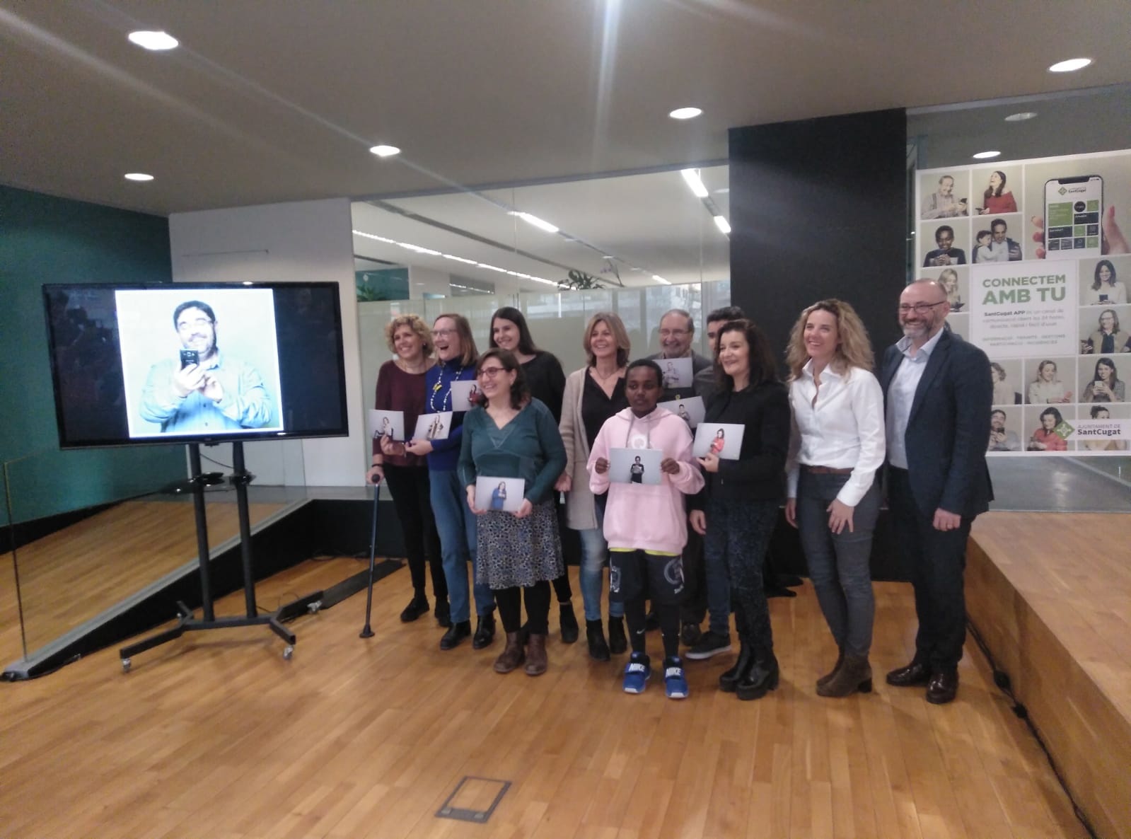 Presentació de SantCugat App. FOTO: TOT Sant Cugat