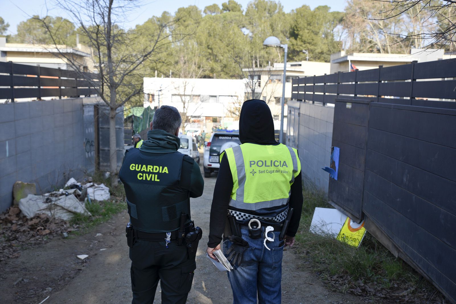 Operatiu policial contra el tràfic de drogues a Valldoreix FOTO: Bernat Millet