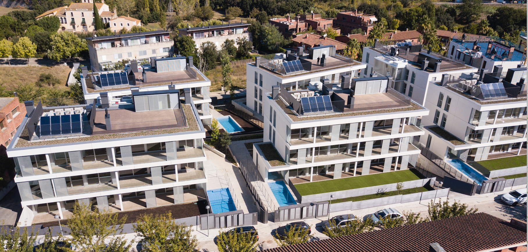 El conjunt de cases s'ubiquen al barri de Can Trabal FOTO: Cedida