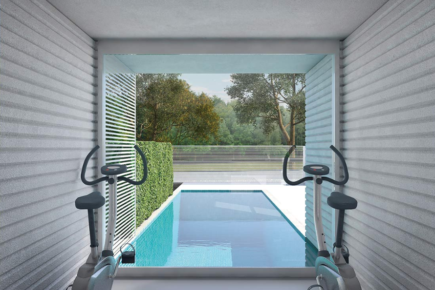 Els habitatges tenen una zona de fitness FOTO: Cedida