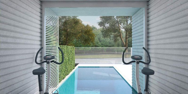 Els habitatges tenen una zona de fitness FOTO: Cedida