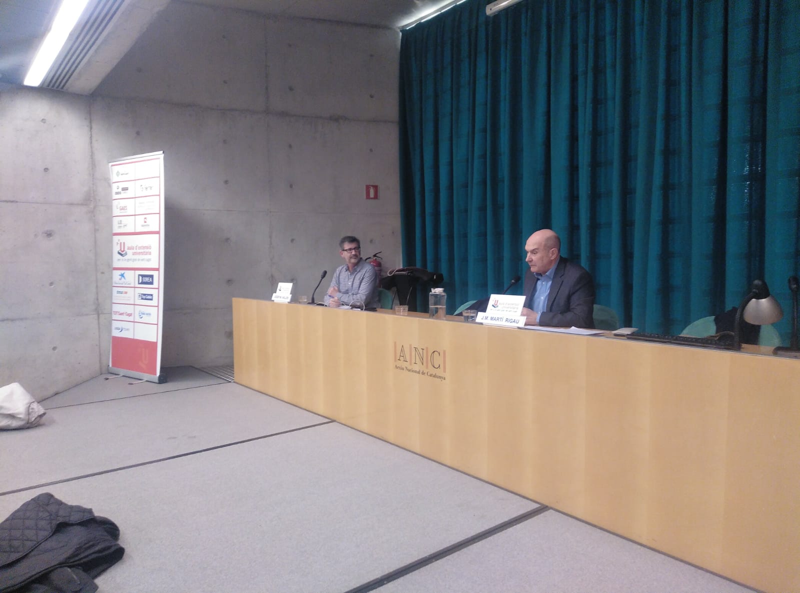 Conferència de Josep Maria Martí Rigau. FOTO: Ferran Mitjà