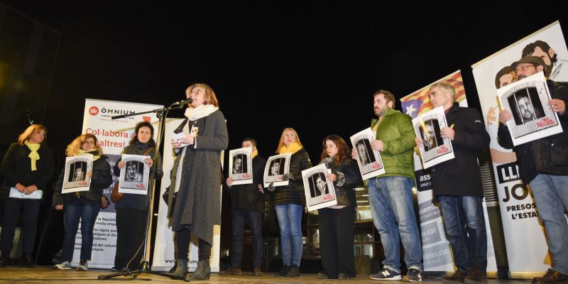 L'alcaldessa Carmela Fortuny ha tancat els parlaments. FOTO: Bernat Millet