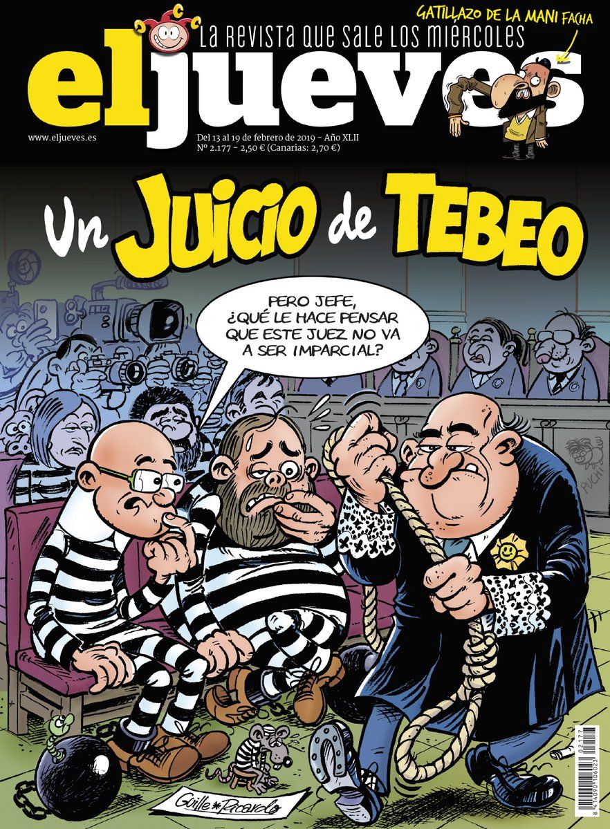 Portada de la revista "El jueves". FOTO: Cedida 