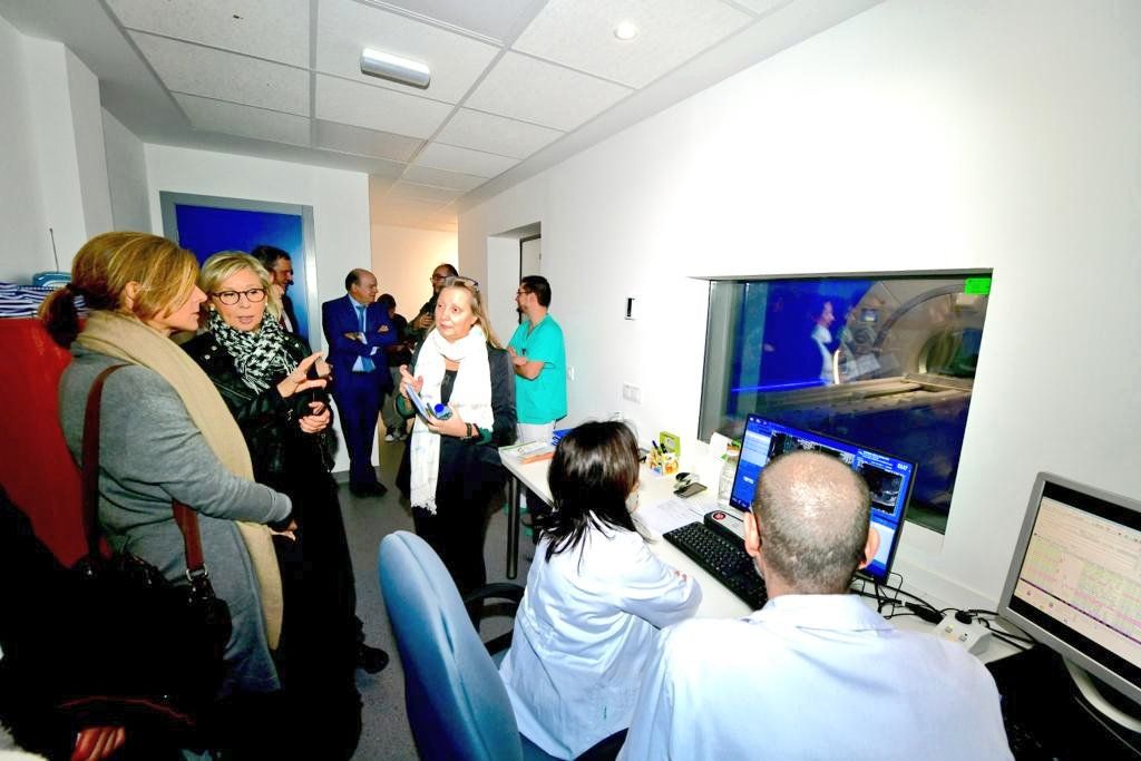 Visita a l'àrea de radiologia de l'HGC. FOTO: @Carmela_Fortuny