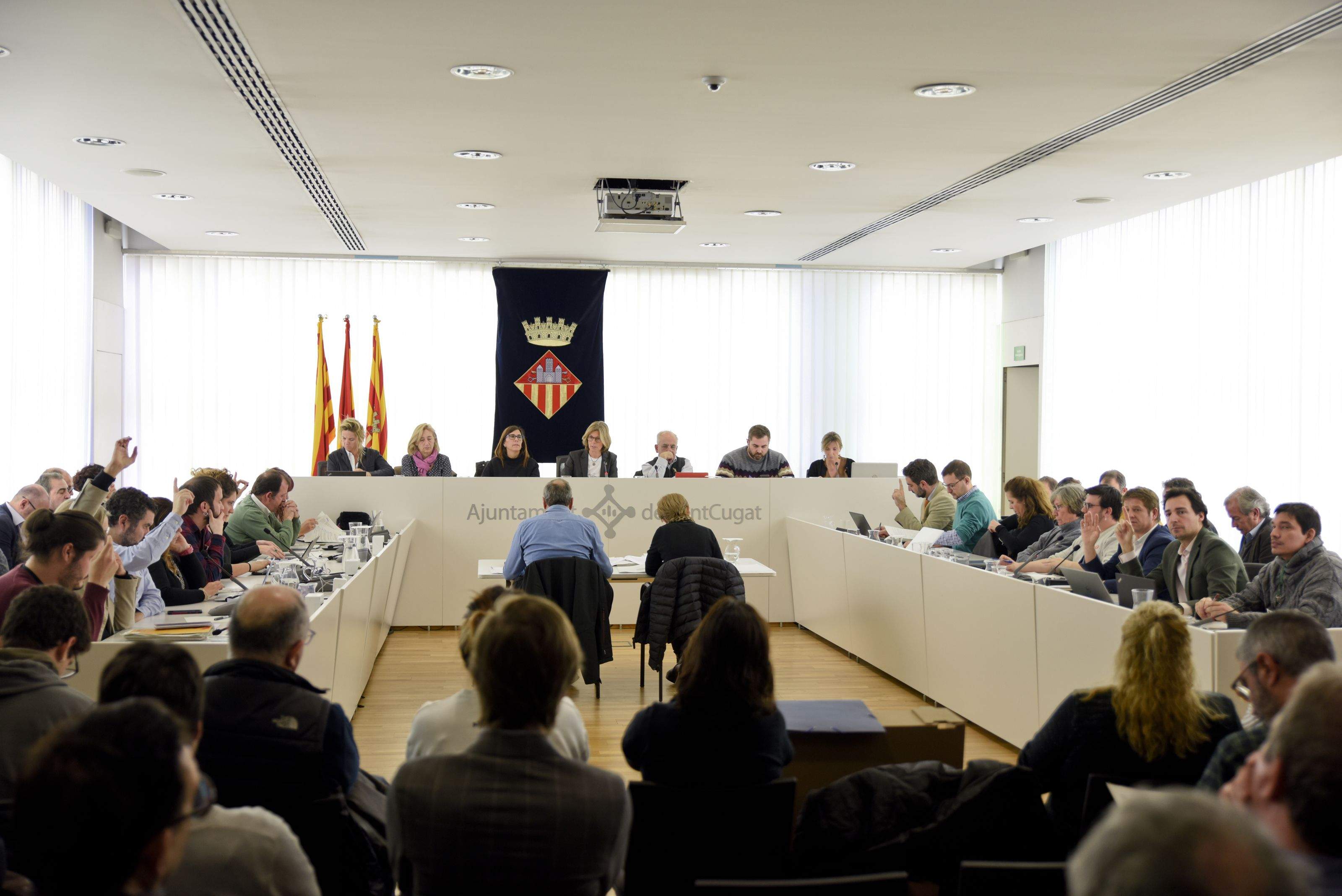 Ple municipal del mes de gener. FOTO: Bernat Millet