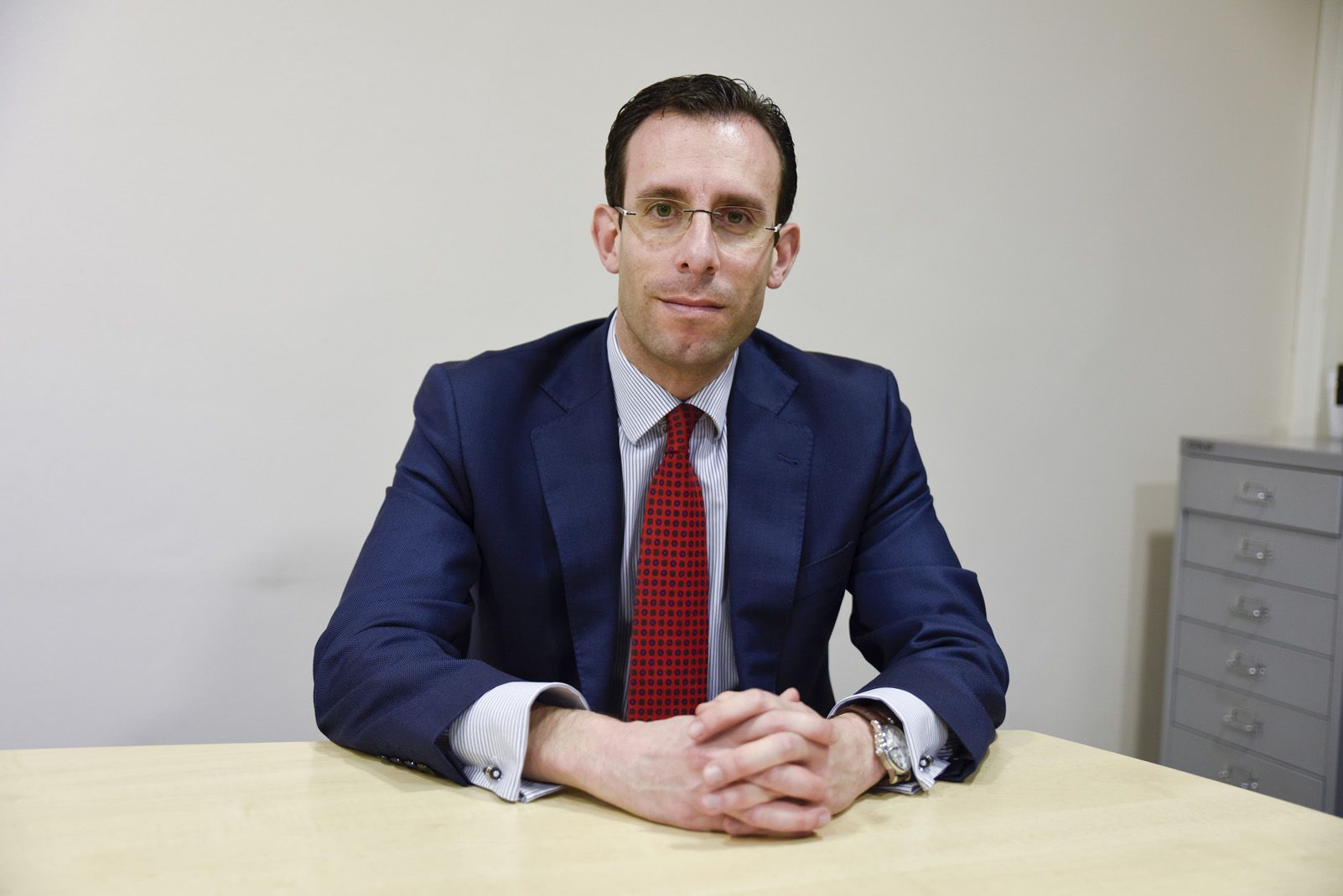 Cristian Valcárcel és administrador concursal. FOTO: Bernat Millet