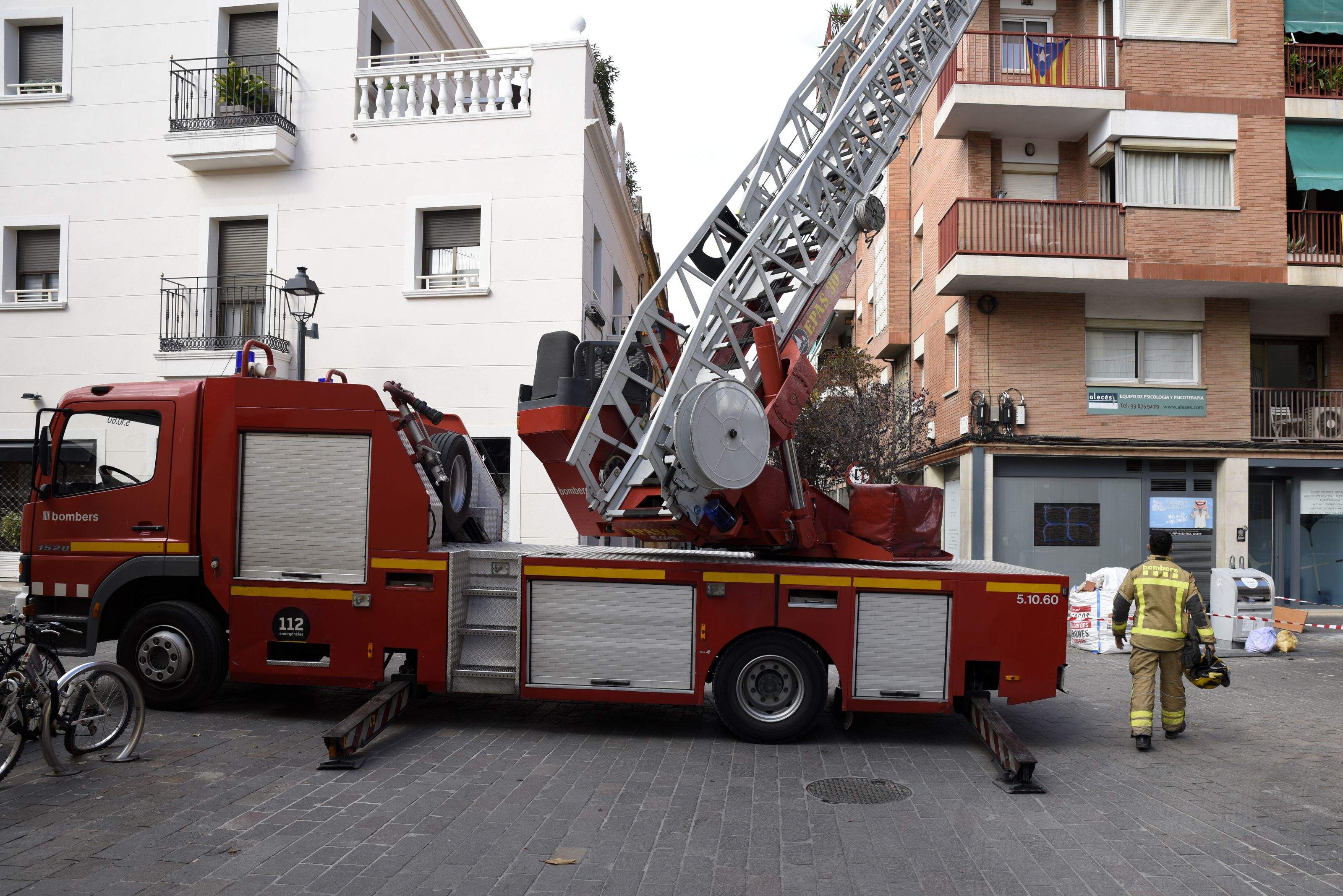 Intervenció dels bombers a Sant Cugat. FOTO: Arxiu
