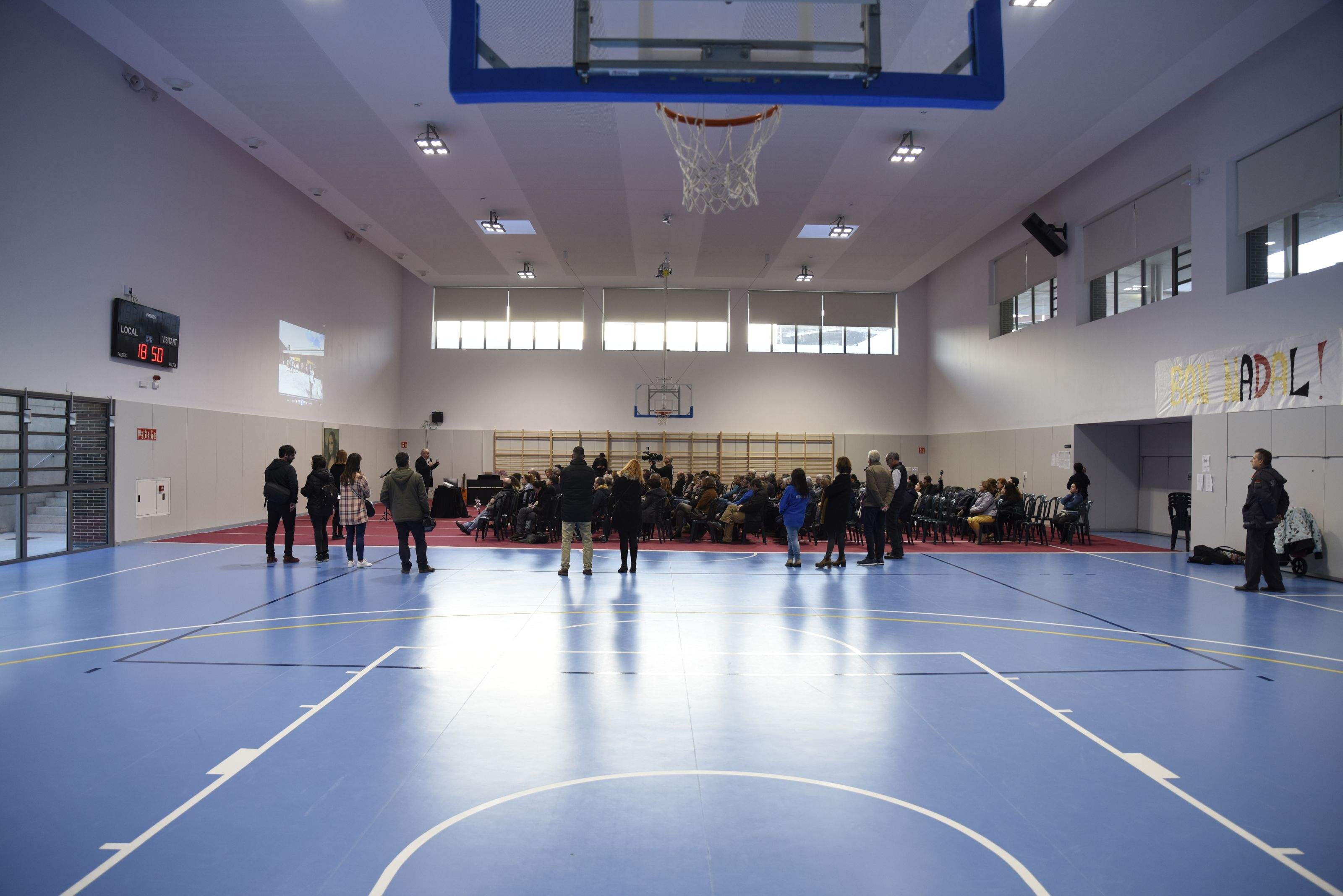 Imatge del pavelló del Leonardo da Vinci, inaugurat recentment. FOTO: Bernat Millet