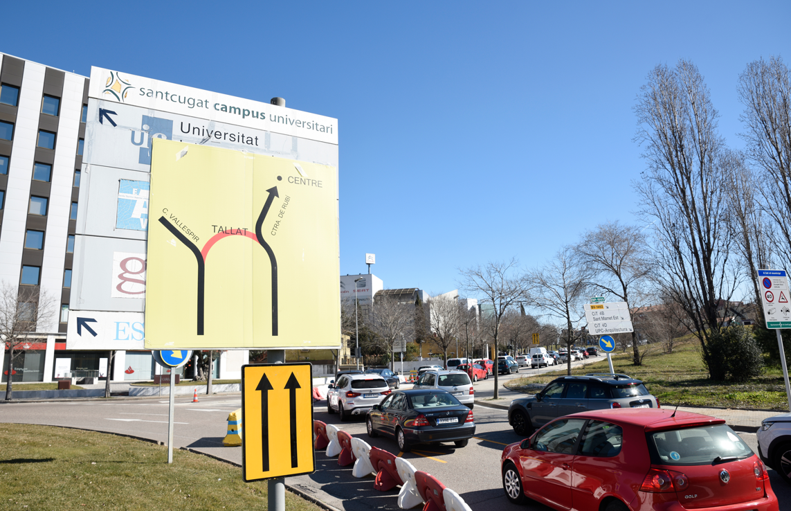 Cues arran del canvi de mobilitat el cap de setmana del 16 de febrer FOTO: Bernat Millet