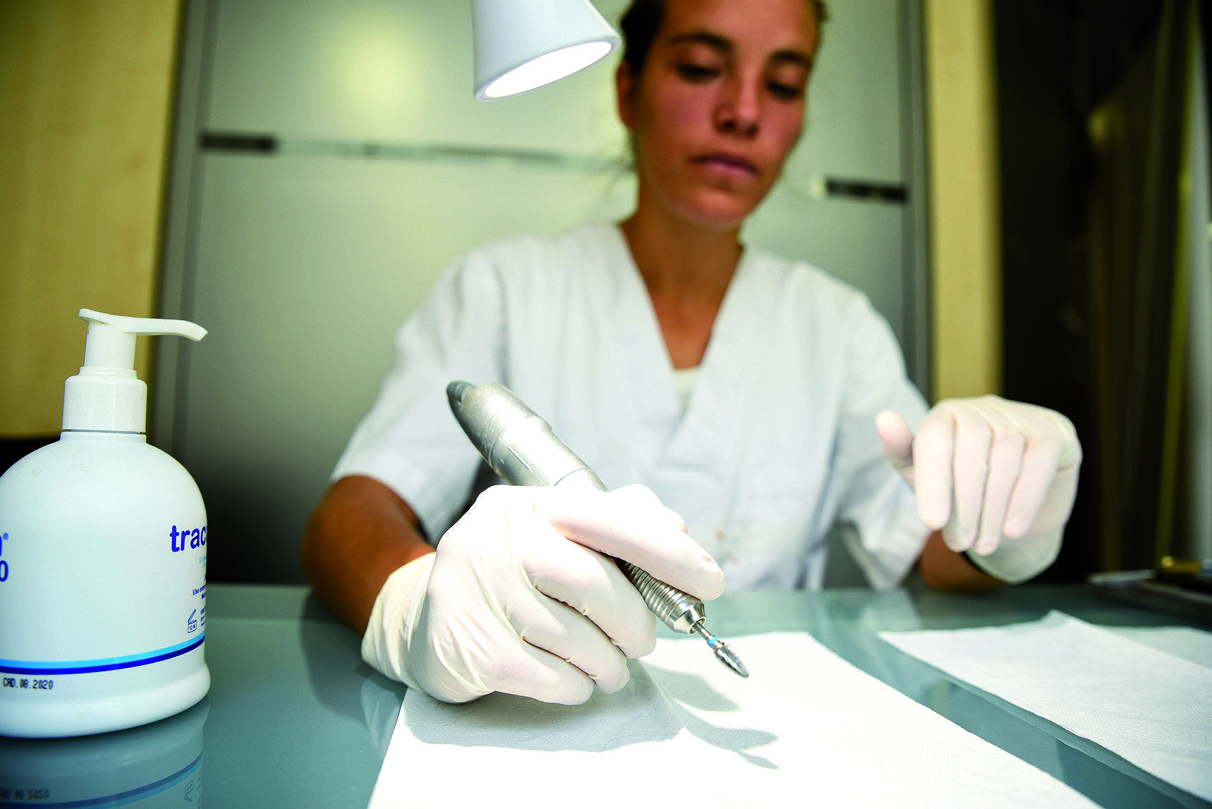 Andrea Vicedo treballa a domicili FOTO: Cedida