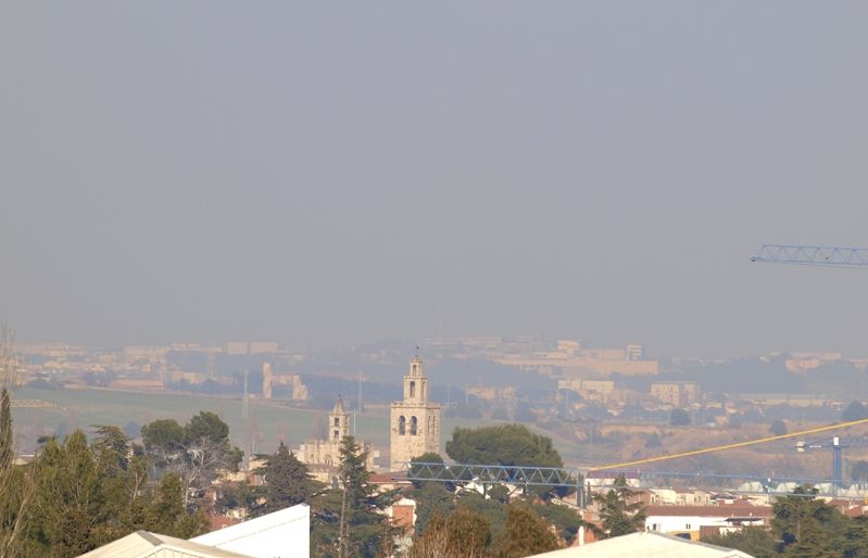 Contaminació a Sant Cugat. FOTO: Artur Ribera
