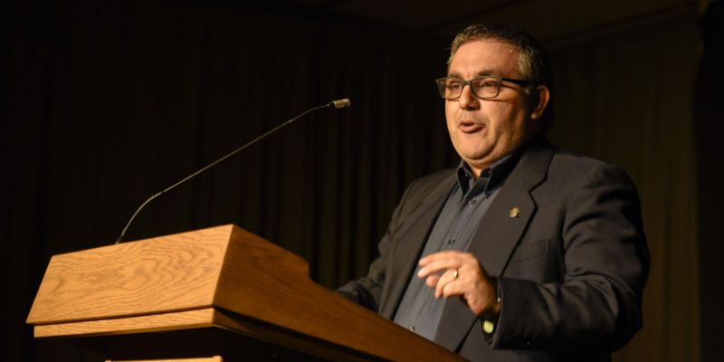 Miguel Jiménez, president de l'entitat. FOTO: Bernat Millet